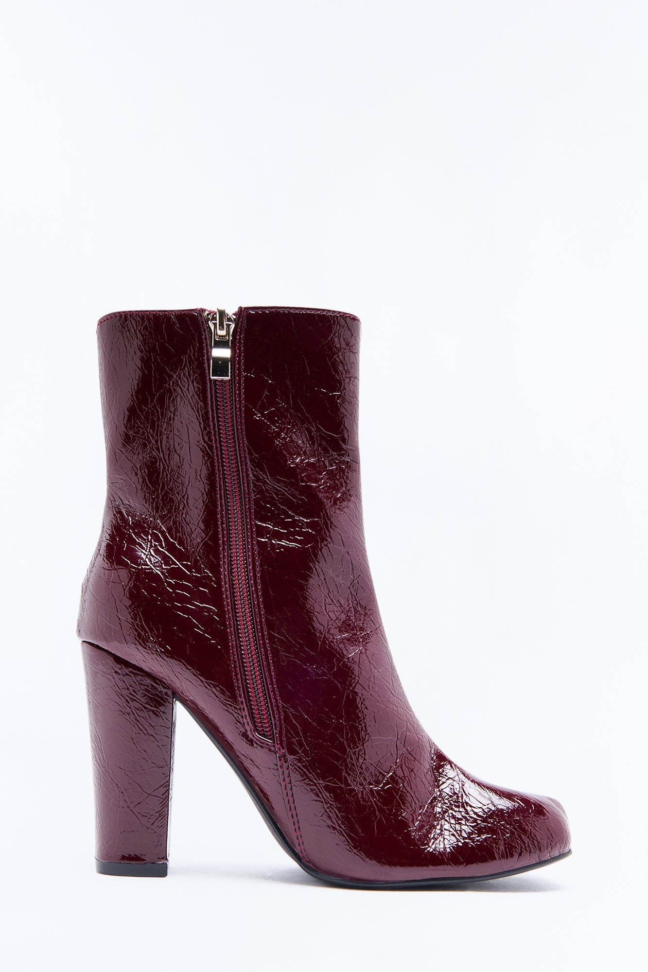 Azriel Tabi Booties - Burgundy image 1
