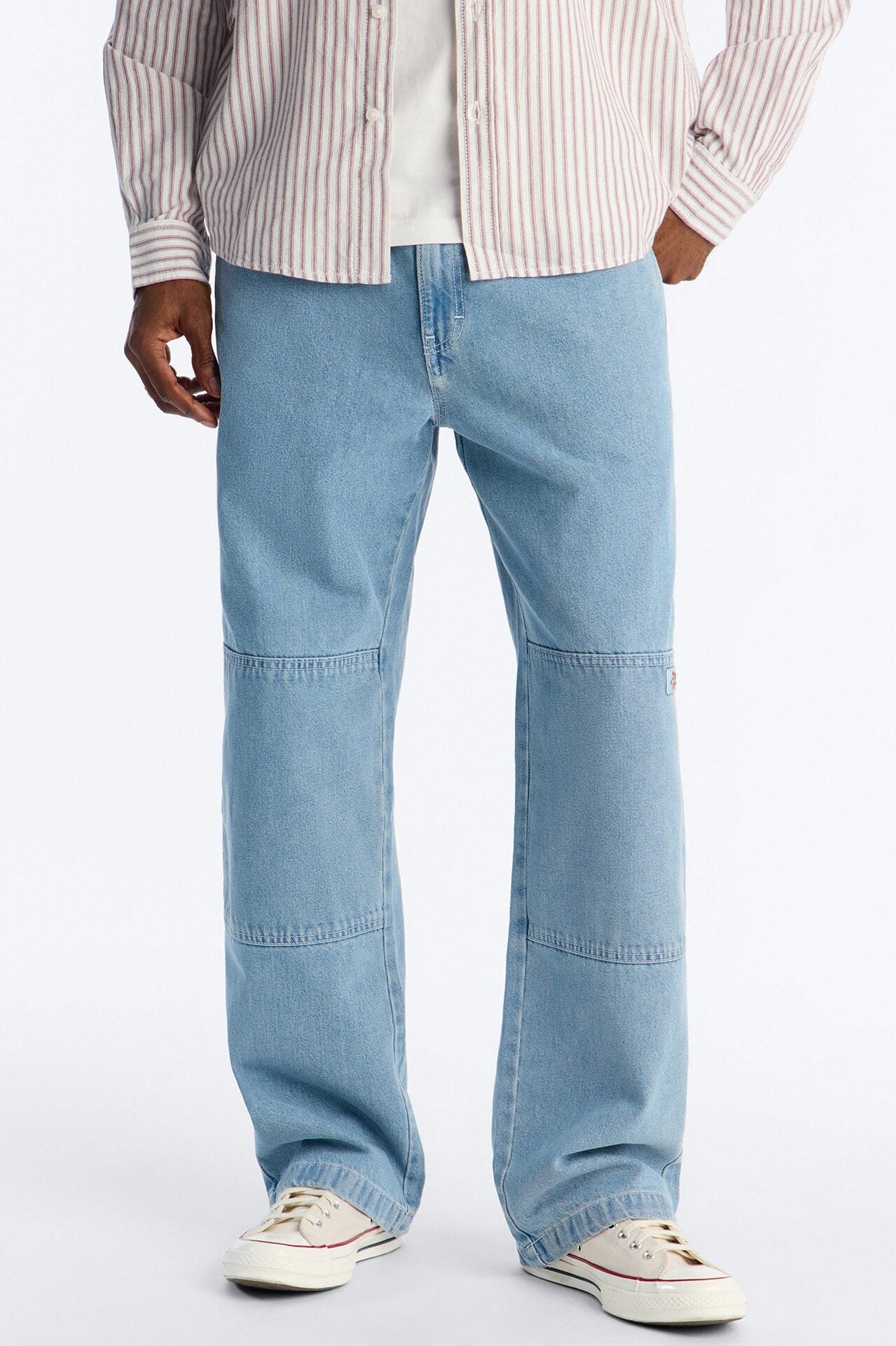Dickies Loose Fit Double Knee Jean - Light Blue Wash image 1