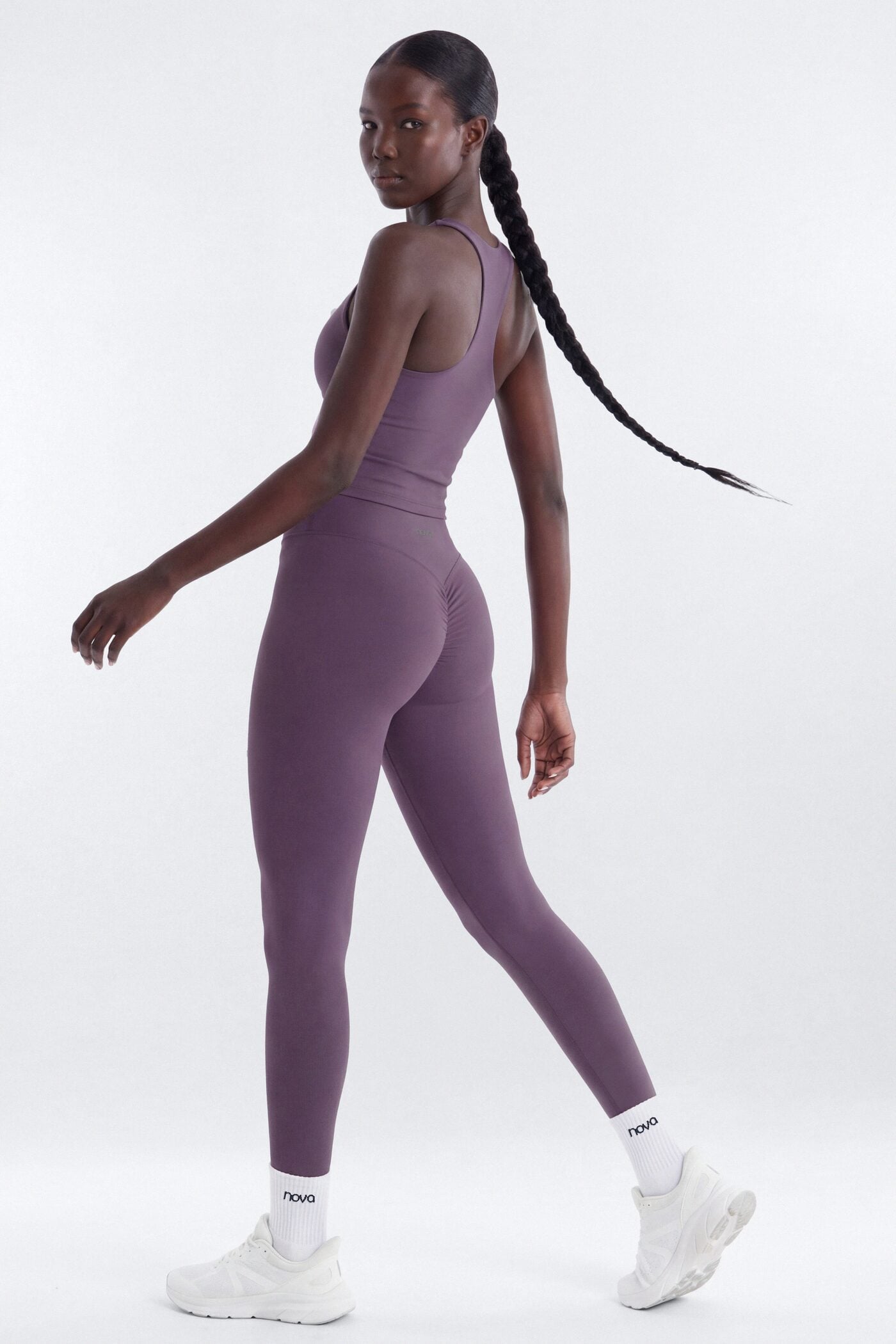 CloudForm™ 25″ Invisible Scrunch Legging - Iris image 1