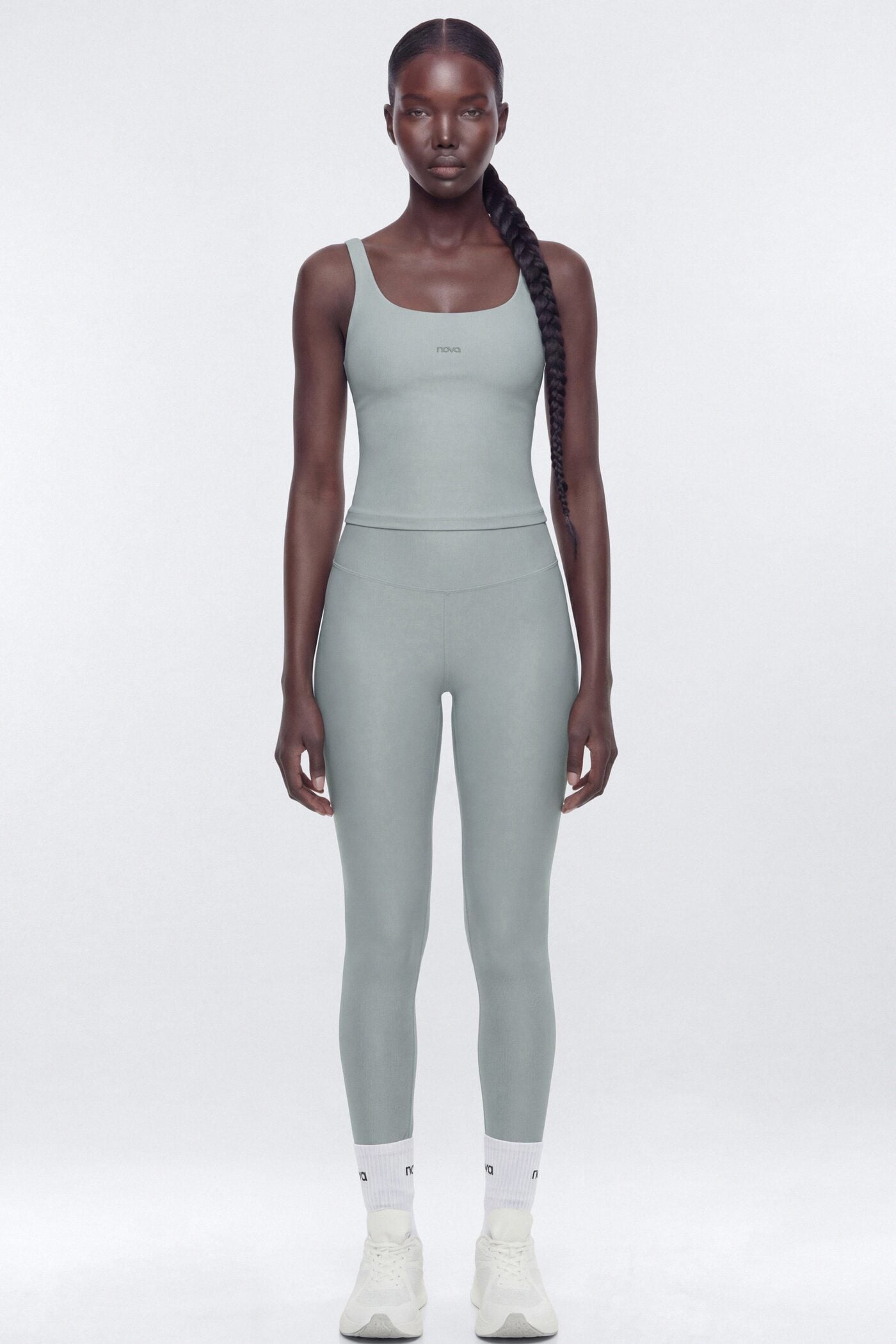 AirSculpt™ 28″ High Rise Legging - Steel image 1