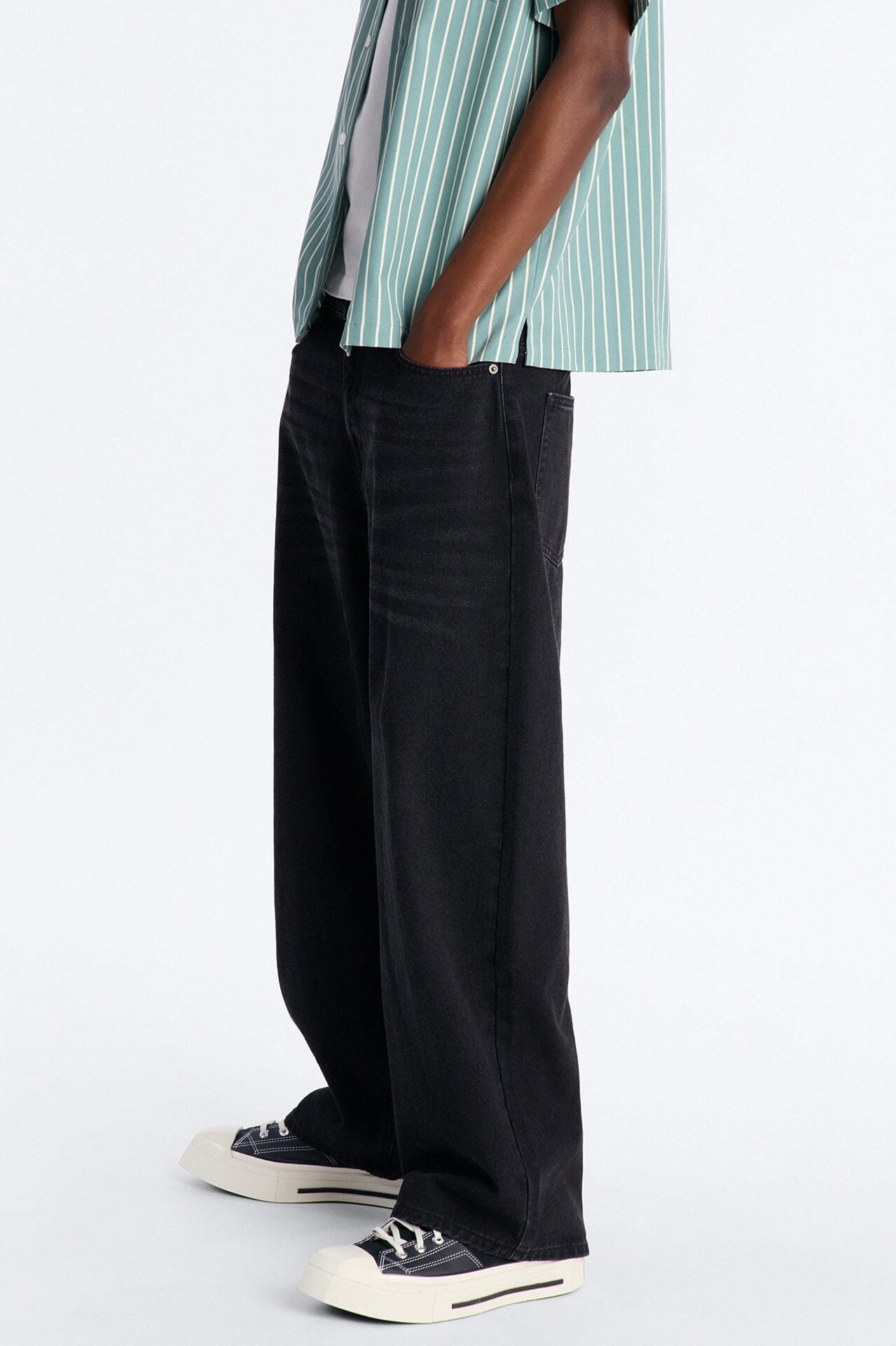Essential Baggy Rigid Jean - Black Wash image 1