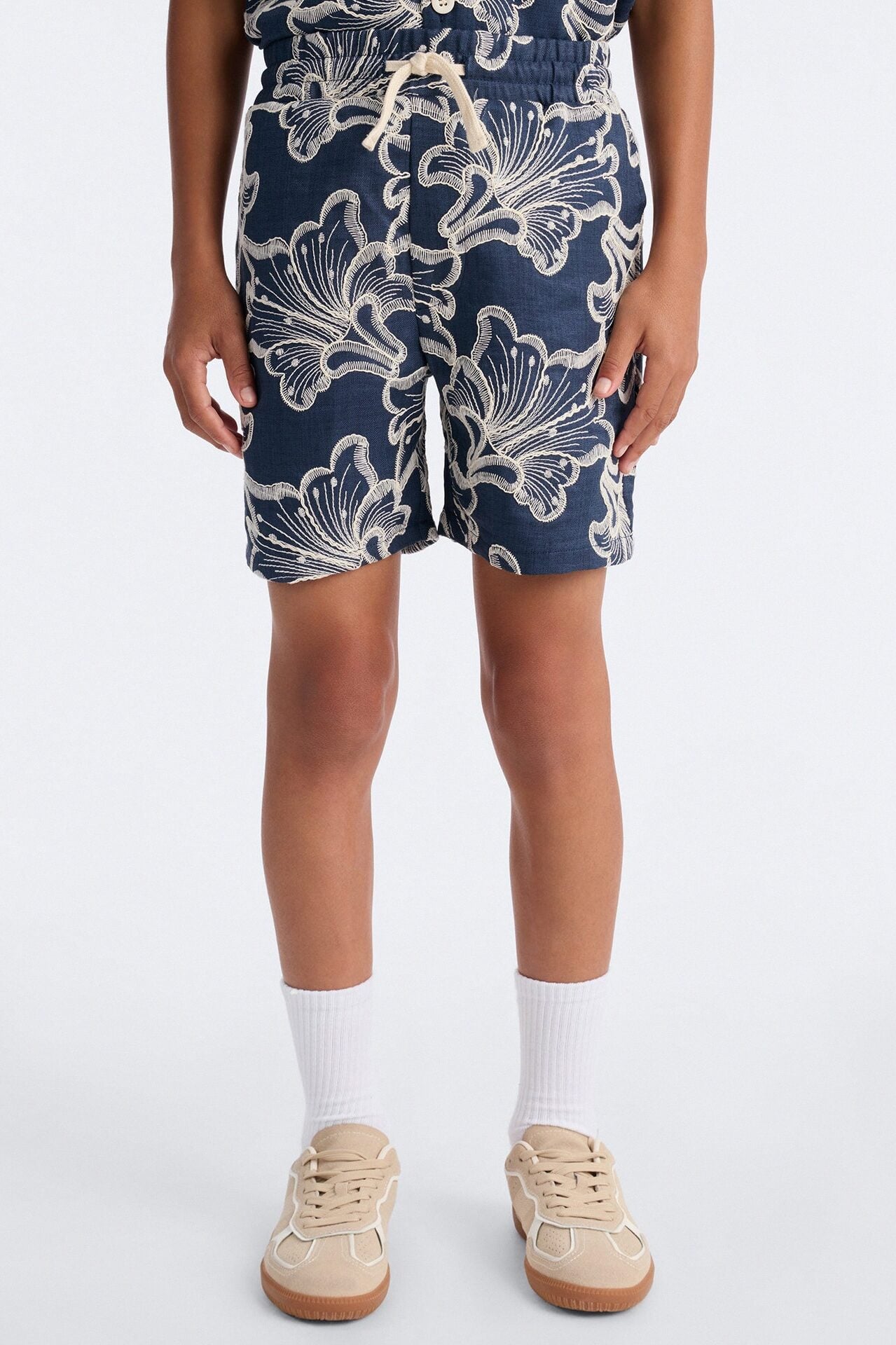 Mini Coastal Drift Short - Navy image 1