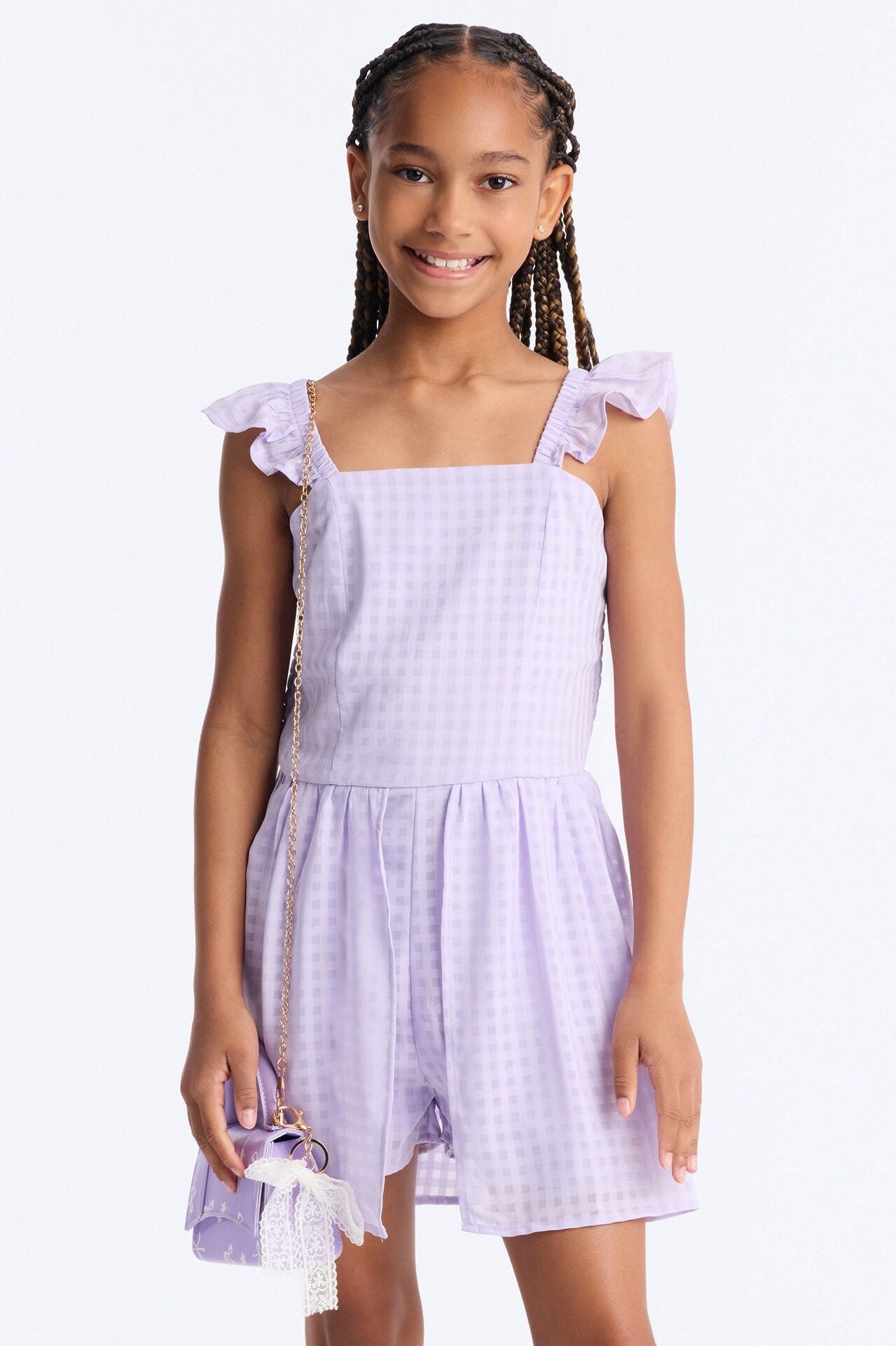 Mini Keep On Dancing Dress - Lilac image 1