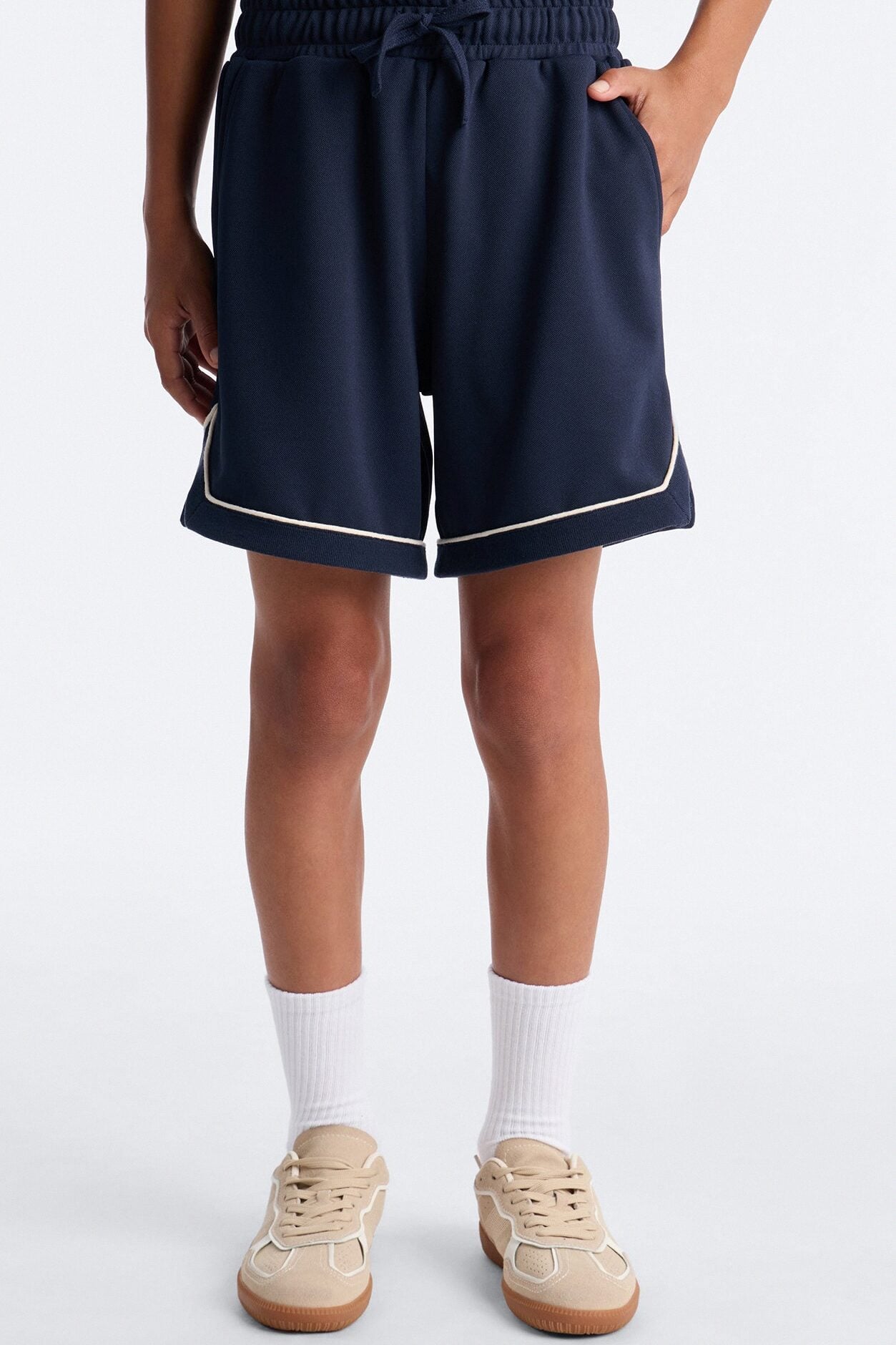 Mini Relaxed Noir Shorts - Navy image 1