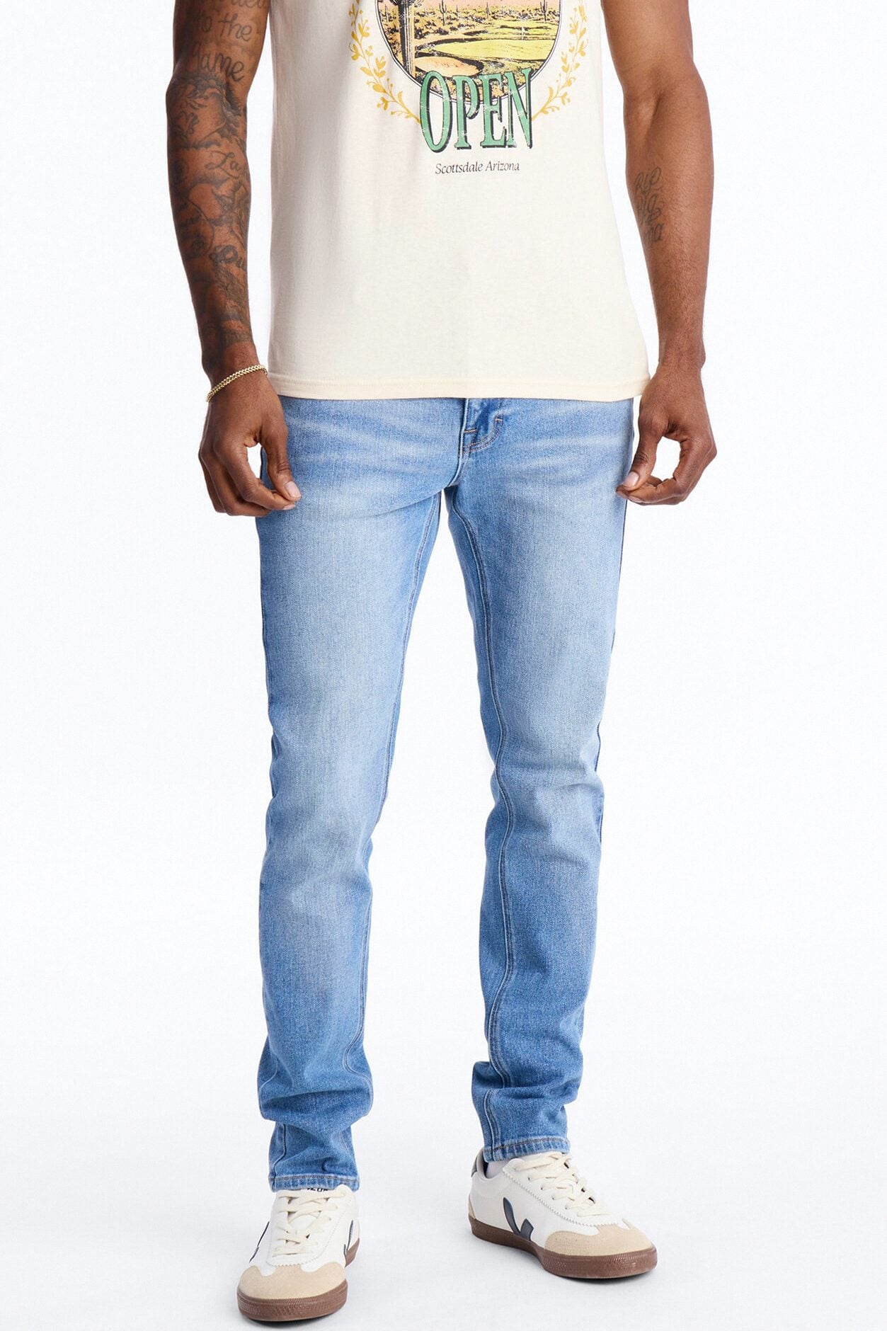 Essential Skinny Stretch Jean - Medium Blue Wash image 1