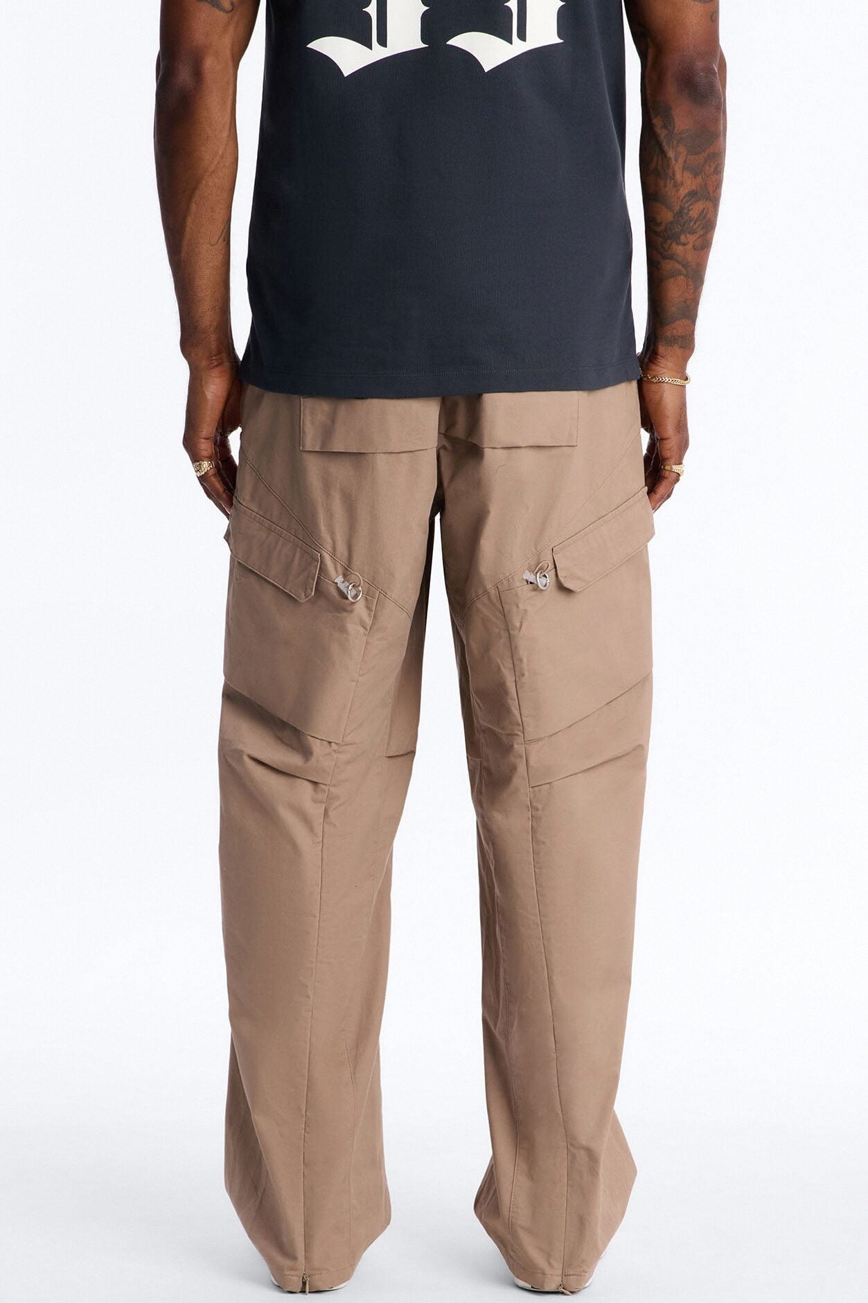 Barrel Accordion Pant - Brown image 1