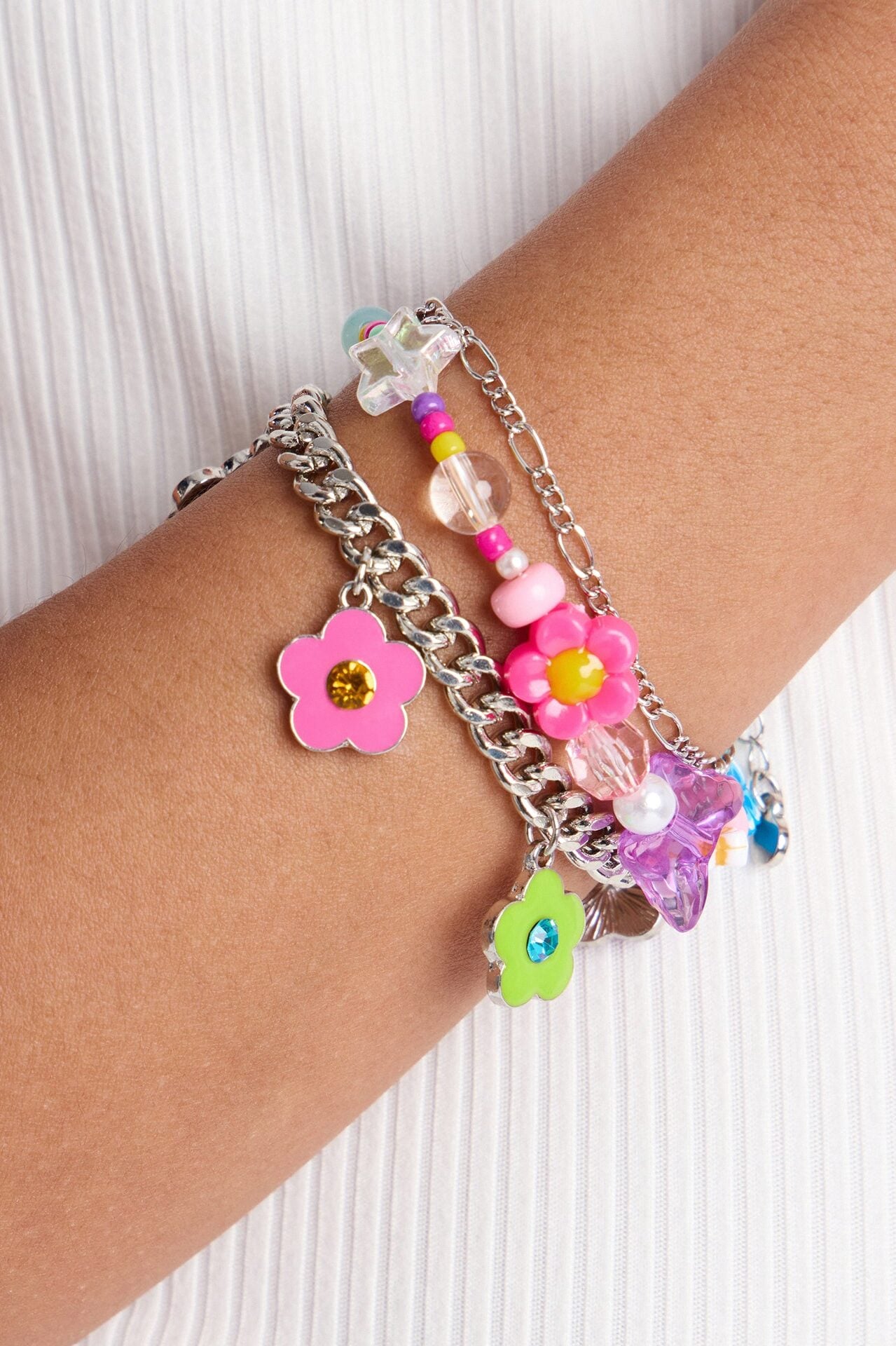 Mini Beautiful Day Bracelet Set - Silver image 1