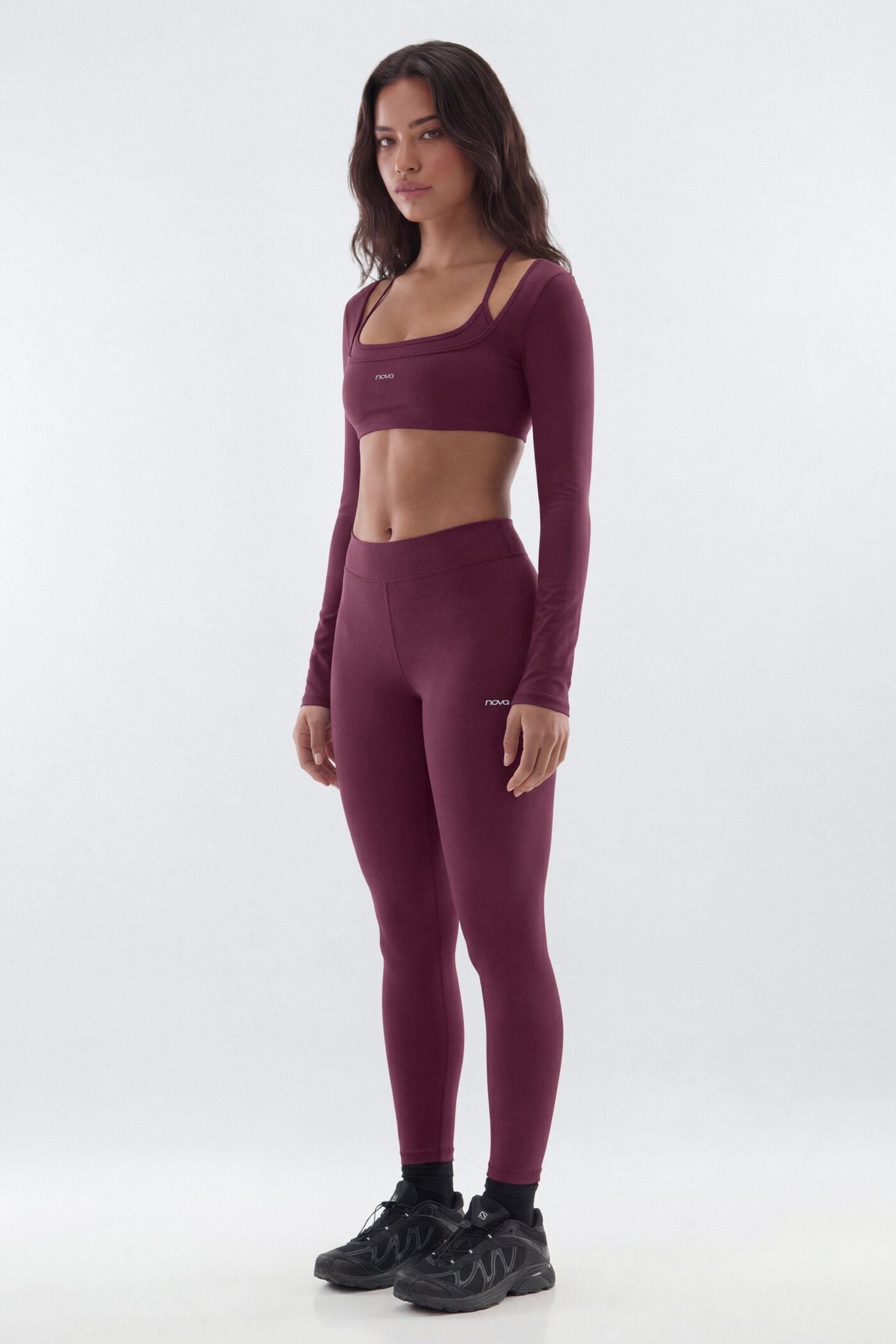 ProStretch™ 25″ Low Rise Legging - Merlot image 1