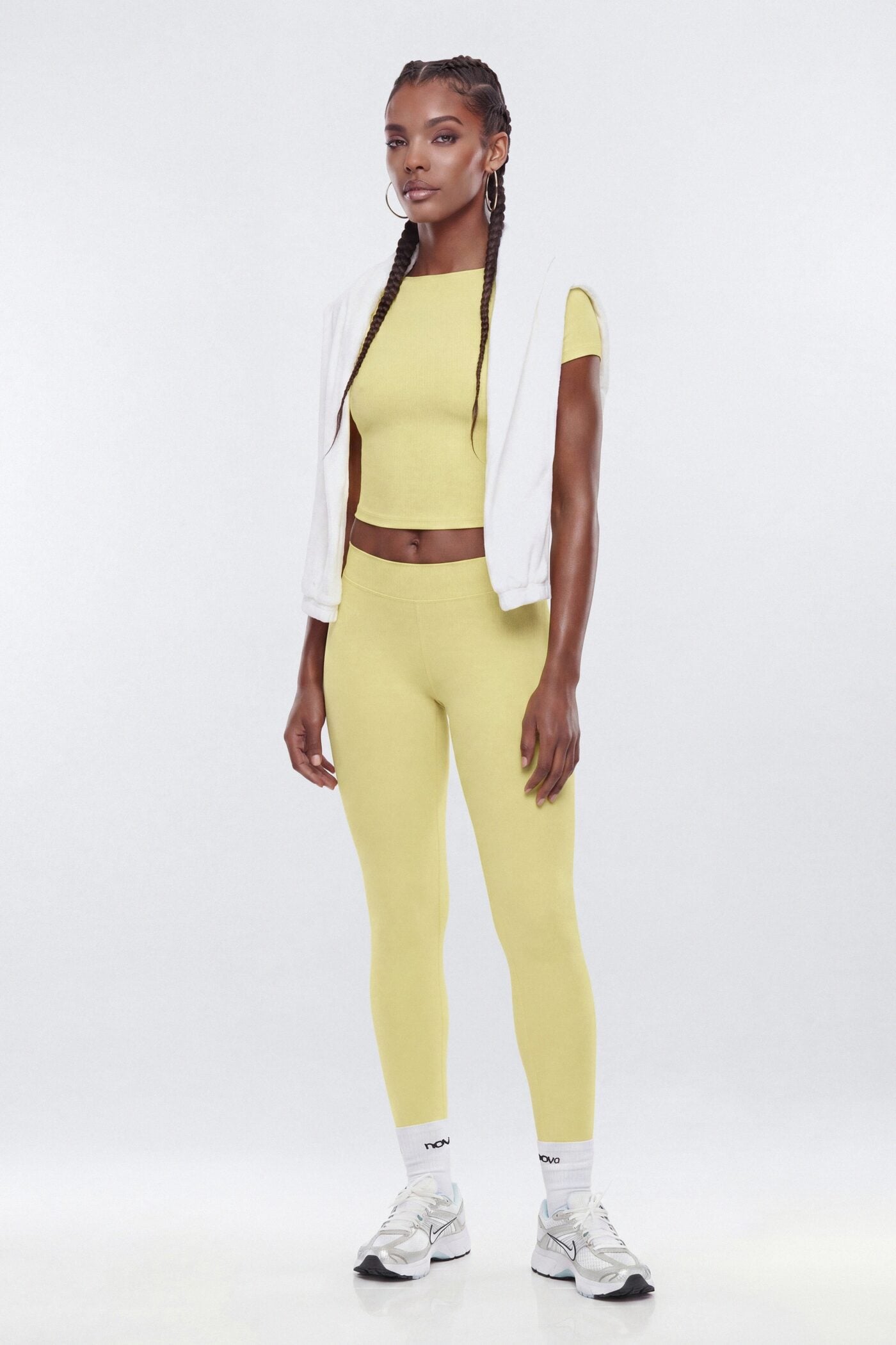 CloudForm™ 25″ Low Rise Legging - Yellow image 1
