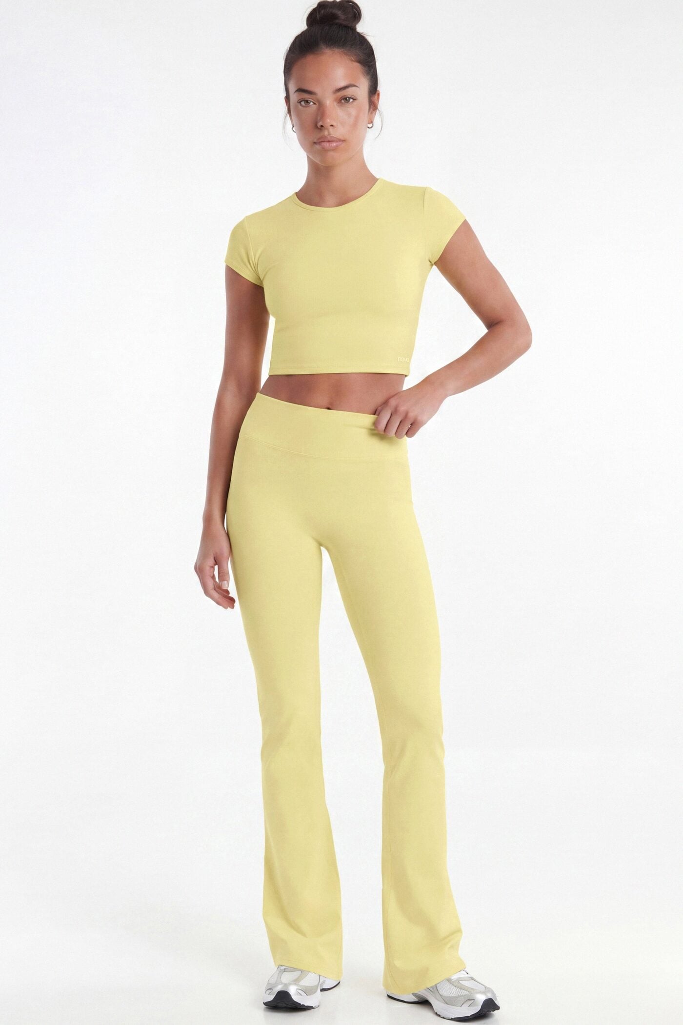 CloudForm™ 32″ Flare Legging - Yellow image 1