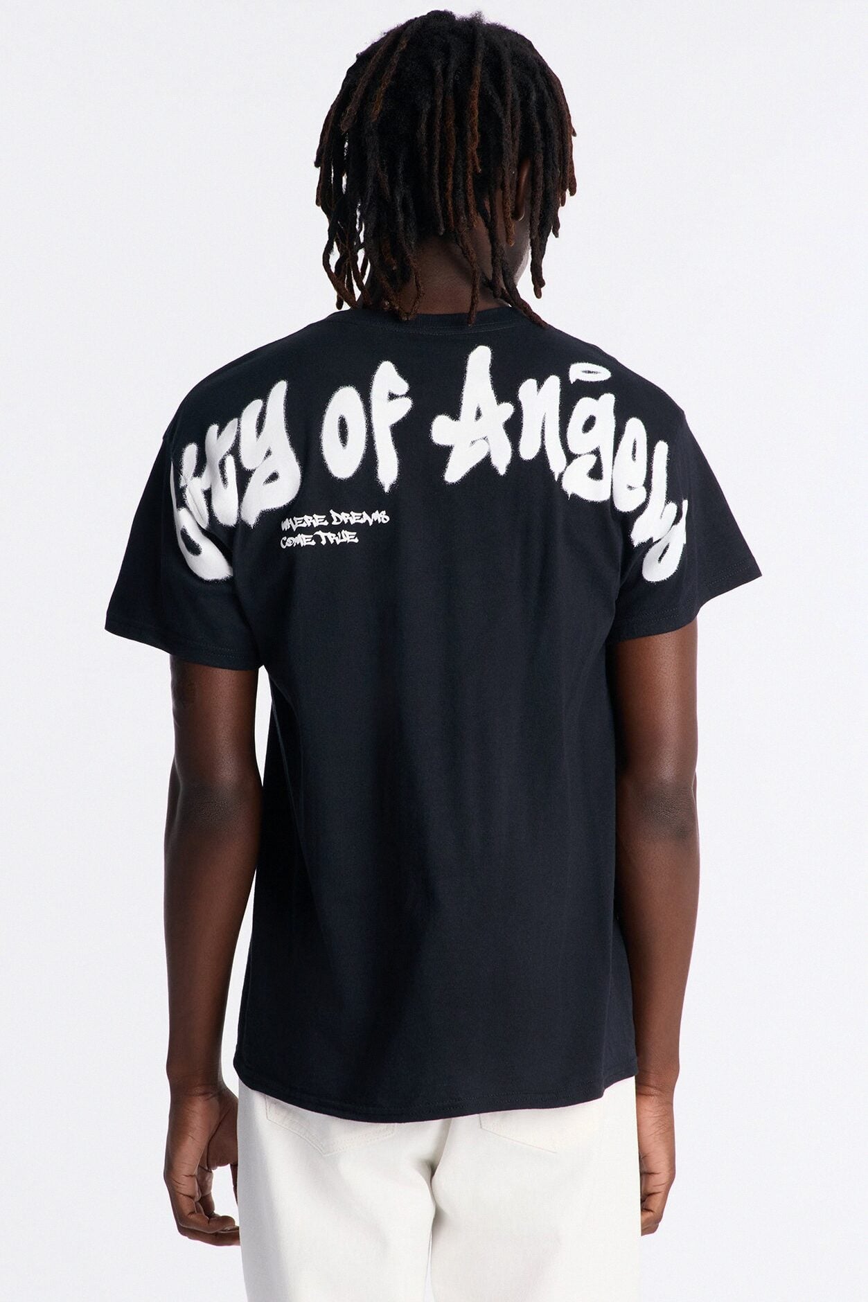 City Of Dreamers Oversized Short Sleeve Tee - Black image 1