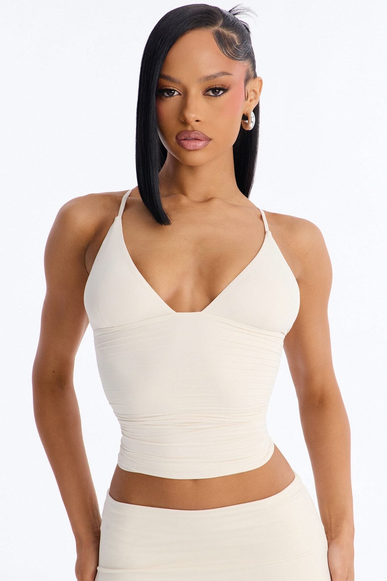 Second Skin Deep U Neck Cami - Bone image 1