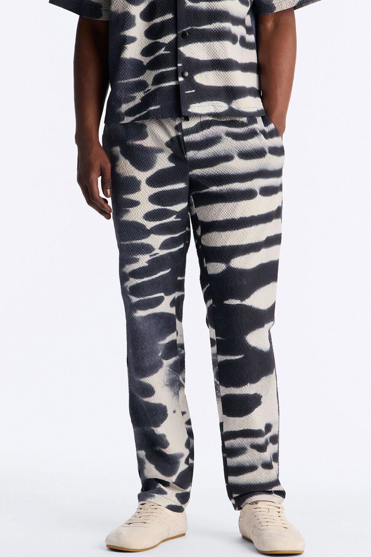 Lunar Forge Textured Straight Leg Pant - Grey/combo image 1