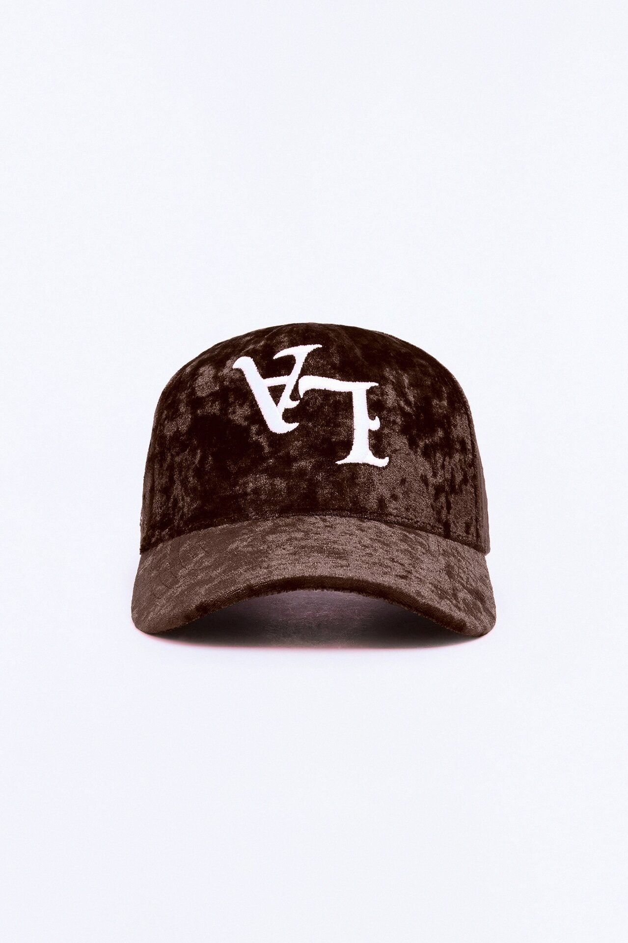 City Of LA Velvet Structured Snapback Hat - Brown image 1