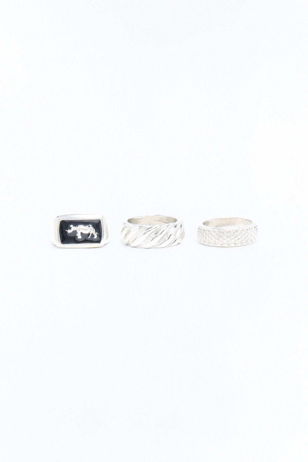 Beastly Ring Set - Silver image 1