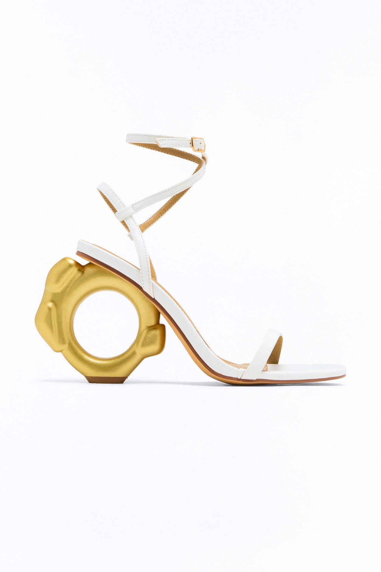 Brecan Novelty Heels - White image 1