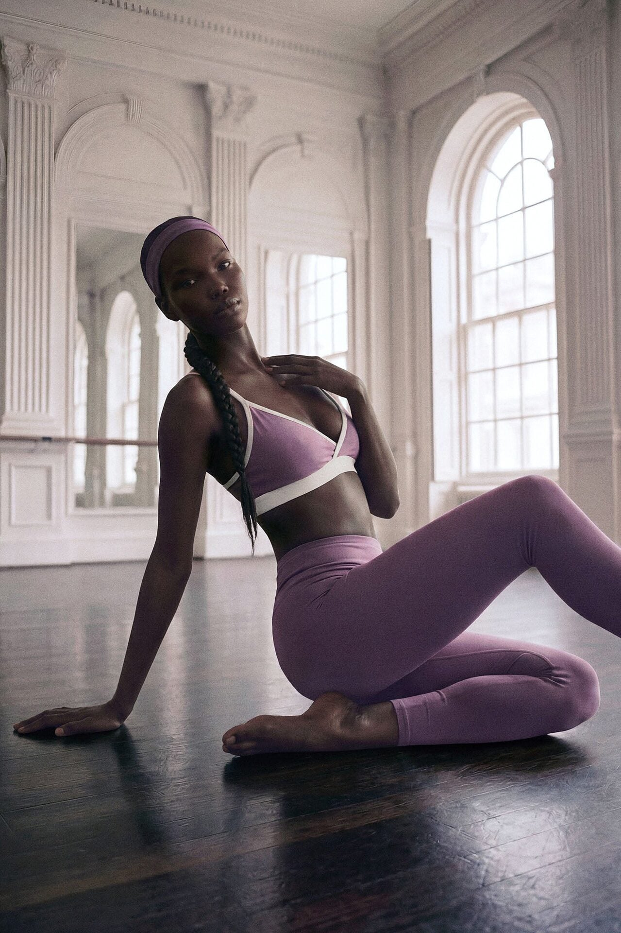 CloudForm™ 25″ Low Rise Legging - Iris image 1