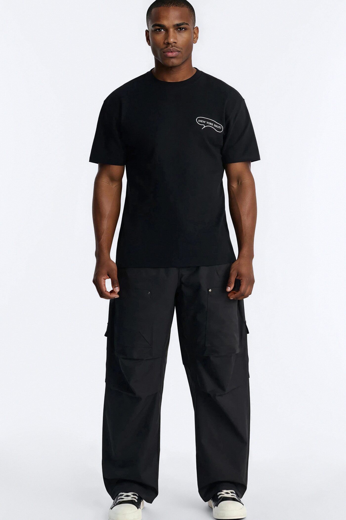 Busy Streets Of NYC Short Sleeve Tee - Black