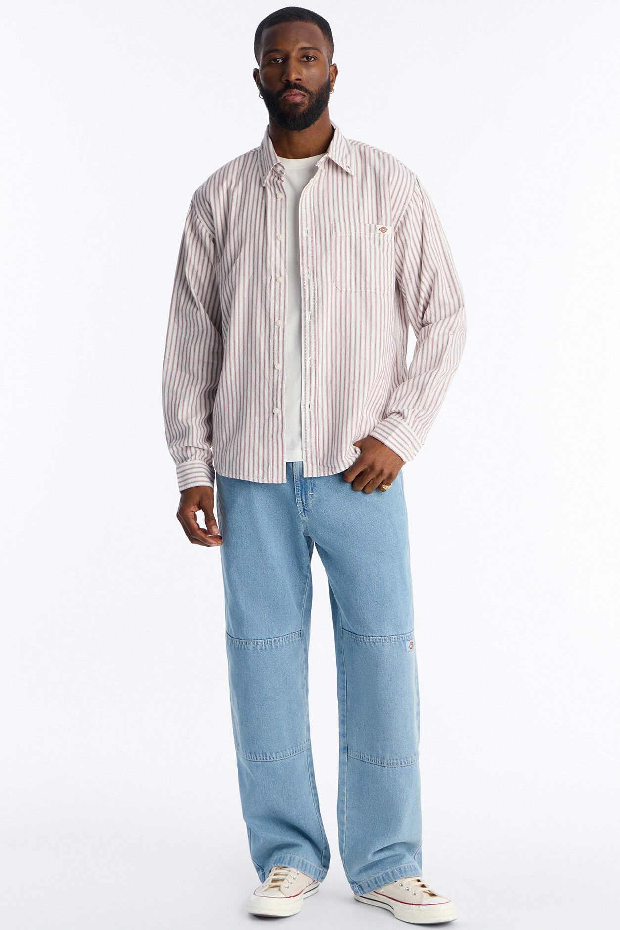 Dickies Gallatin Long Sleeve Shirt - White