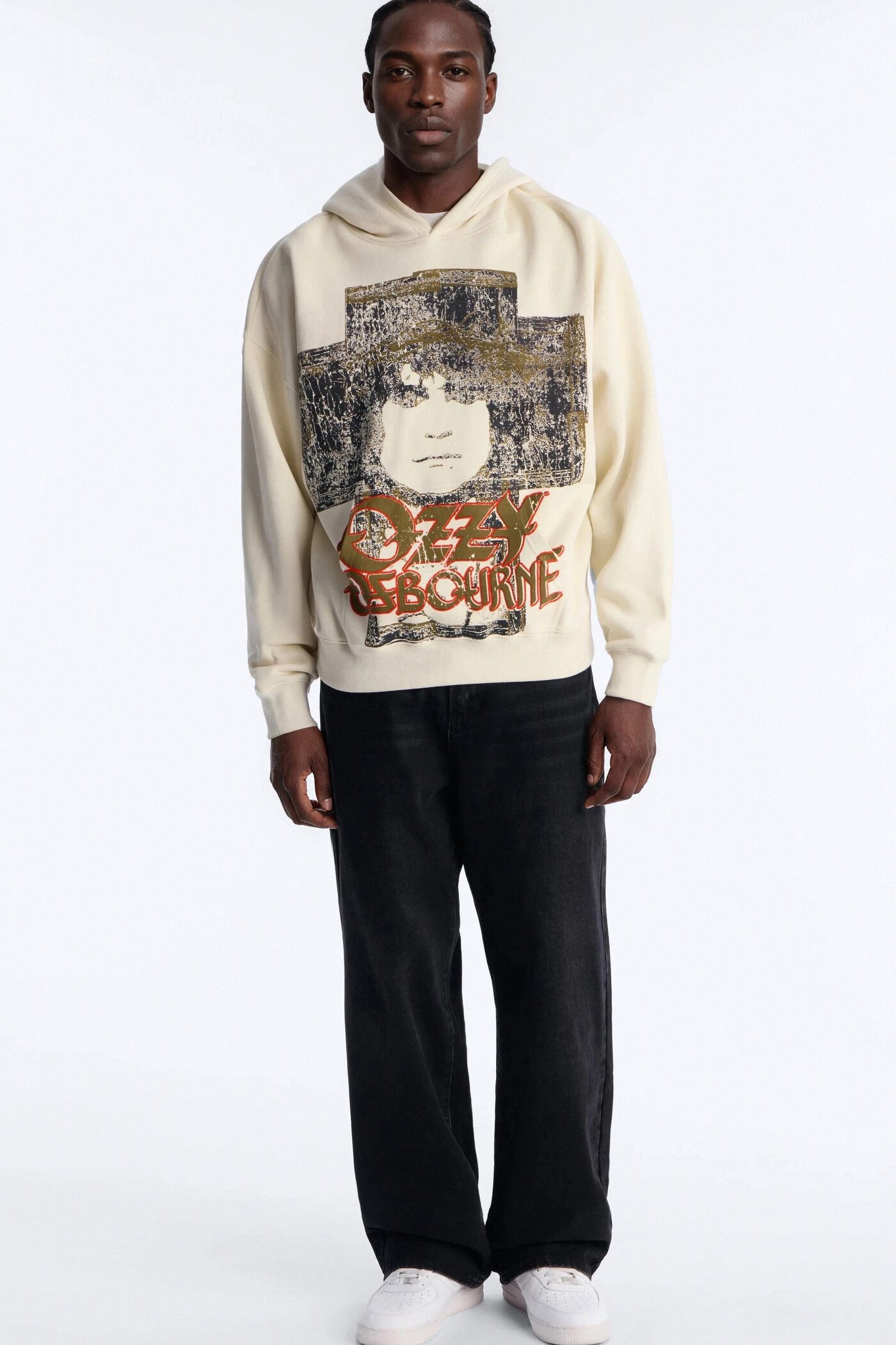 Ozzy Osbourne Tour 88 Vintage Hoodie - Cream