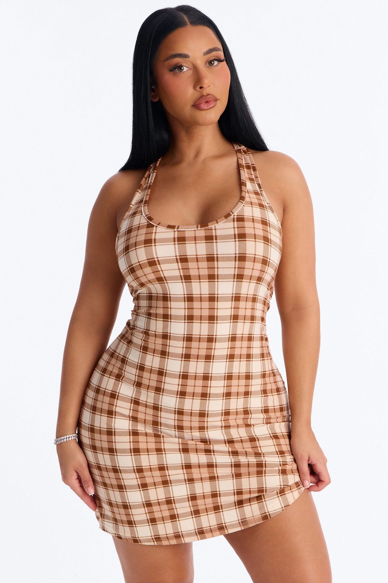 Coffee Time PJ Sleep Dress - Brown