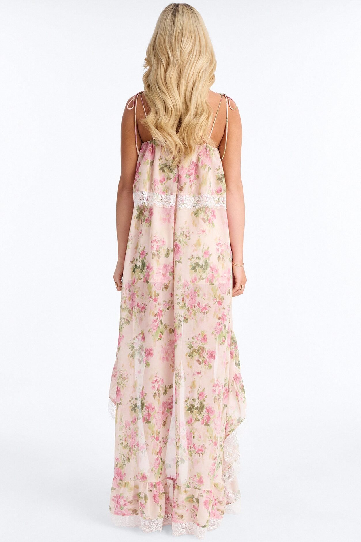 Floral Obsession High Low Dress - Multi Color