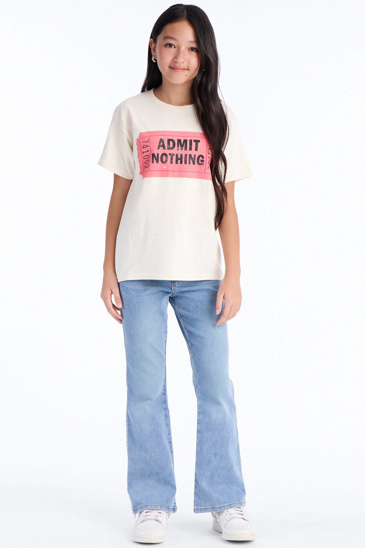 Mini Admit Nothing Short Sleeve Tee - Cream