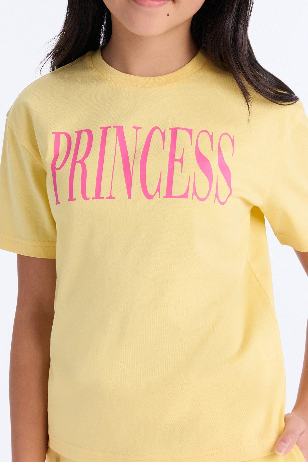 Family Goals Mini Princess Short Set - Yellow