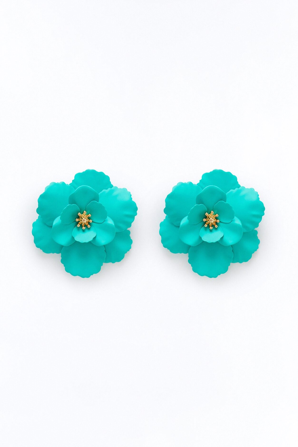 Prettiest Stem Drop Earrings - Blue