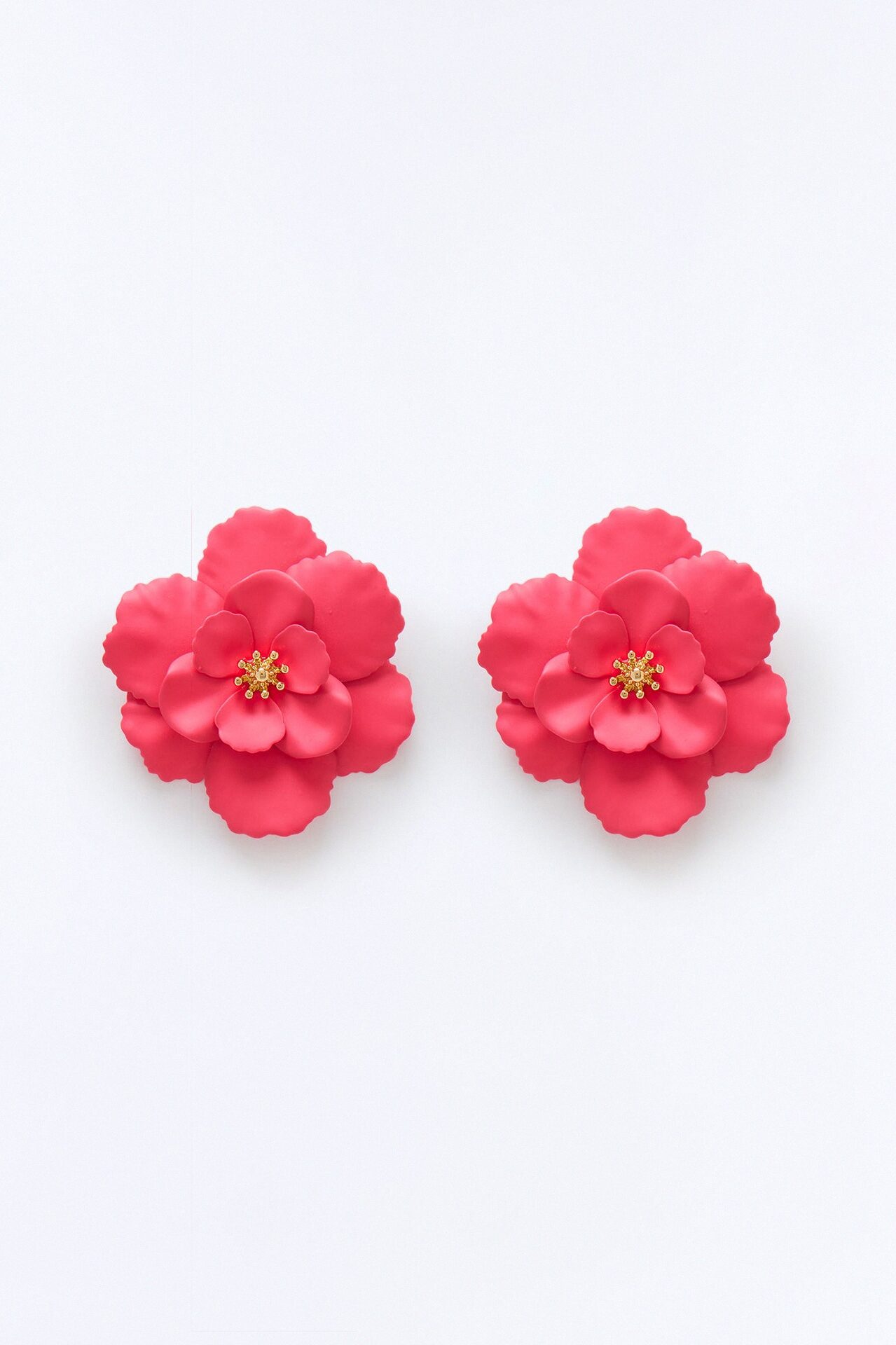 Prettiest Stem Drop Earrings - Pink