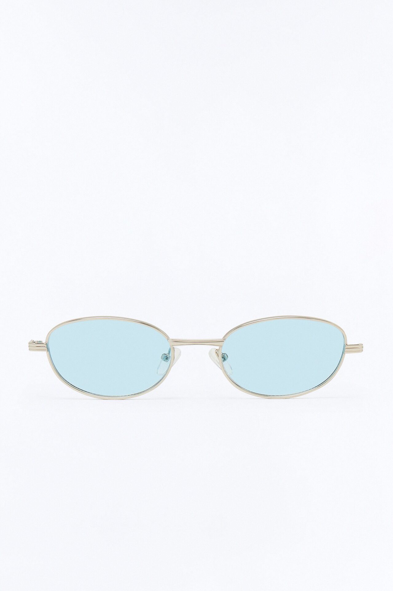 Cali Coast Round Sunglasses - Silver/Blue
