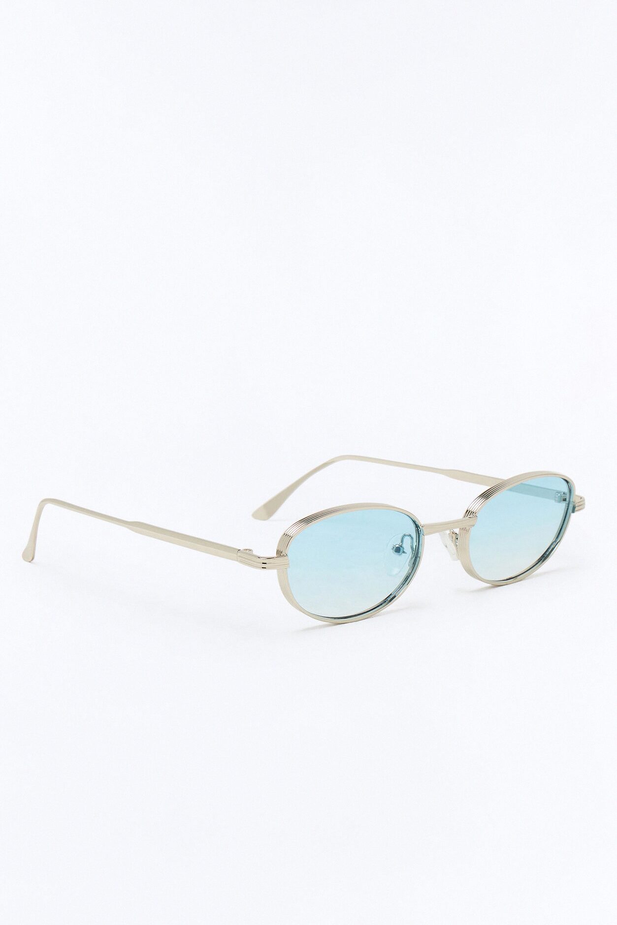 Cali Coast Round Sunglasses - Silver/Blue