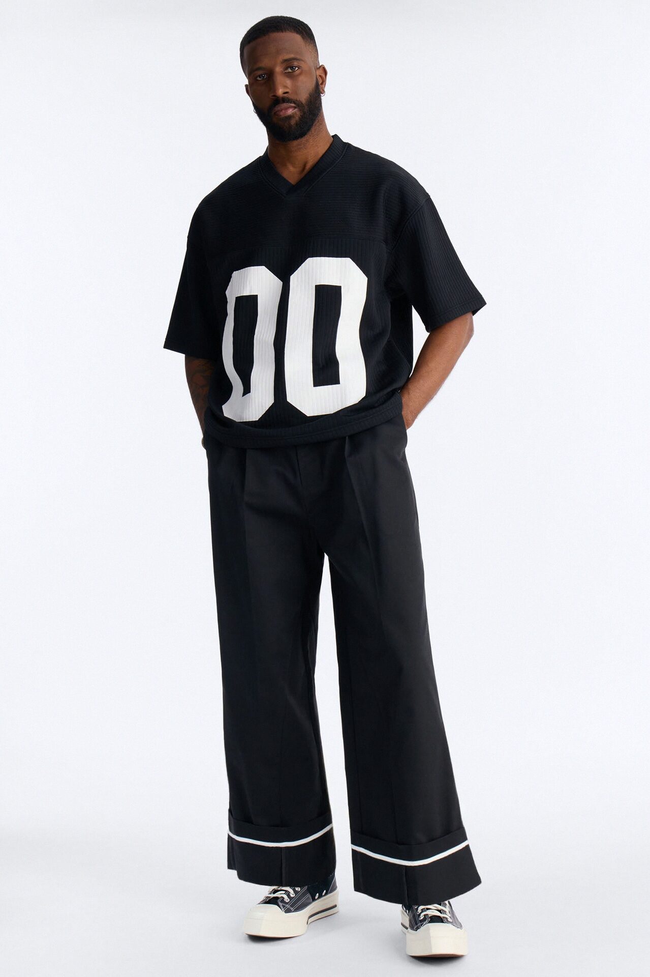 Double 0 Short Sleeve Jersey - Black