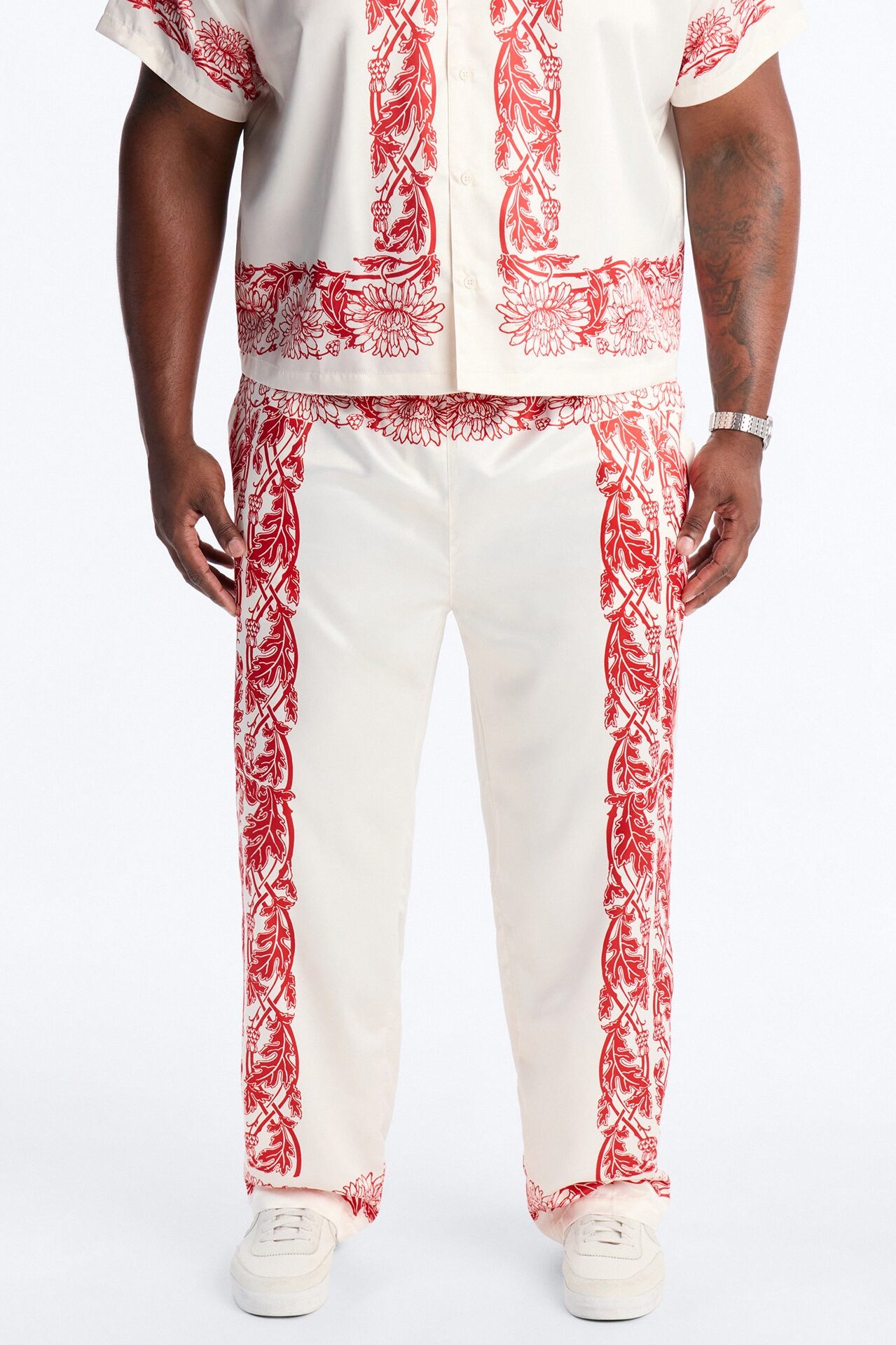 KOS Straight Pants - White