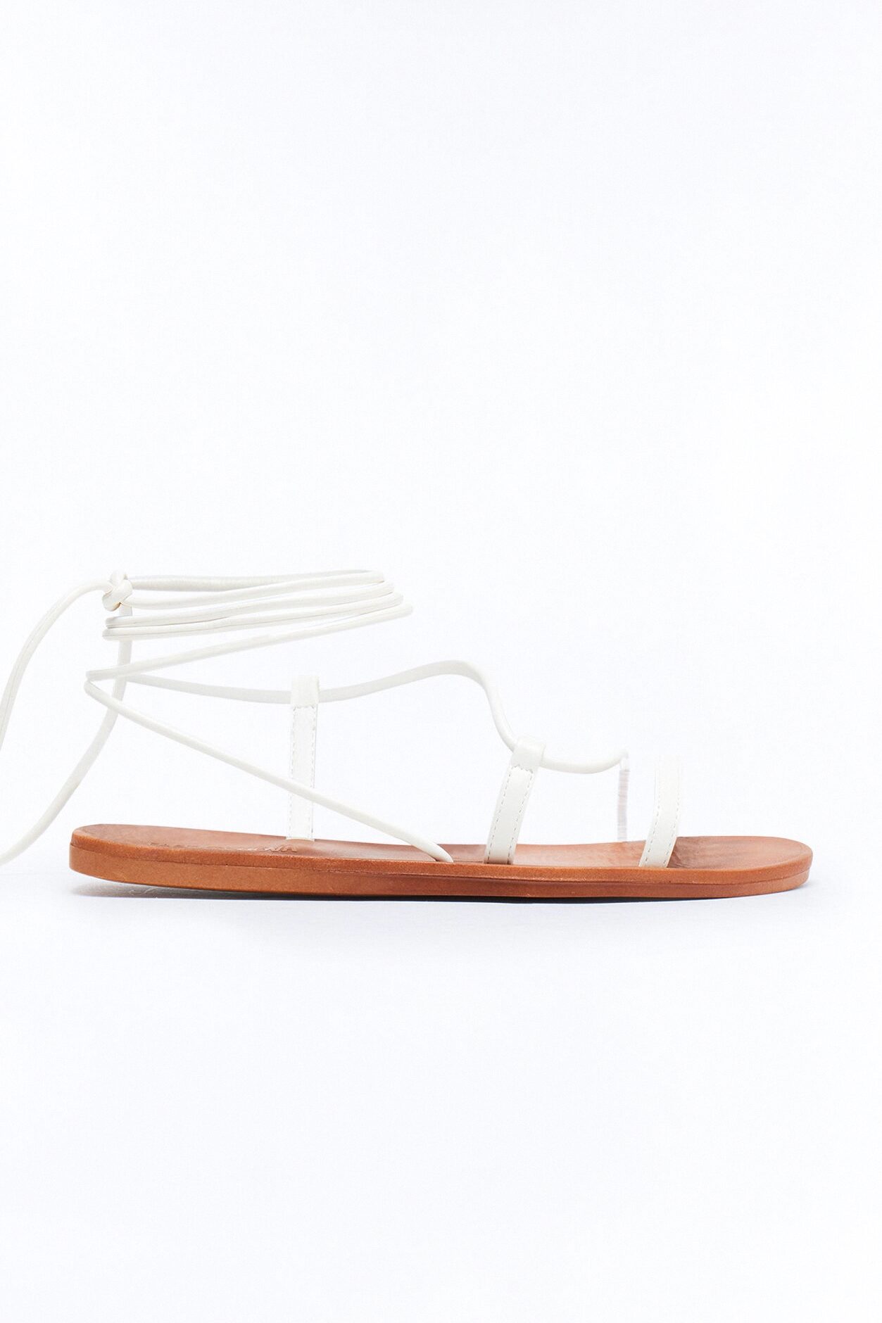 Your Best Choice Flat Sandals - White