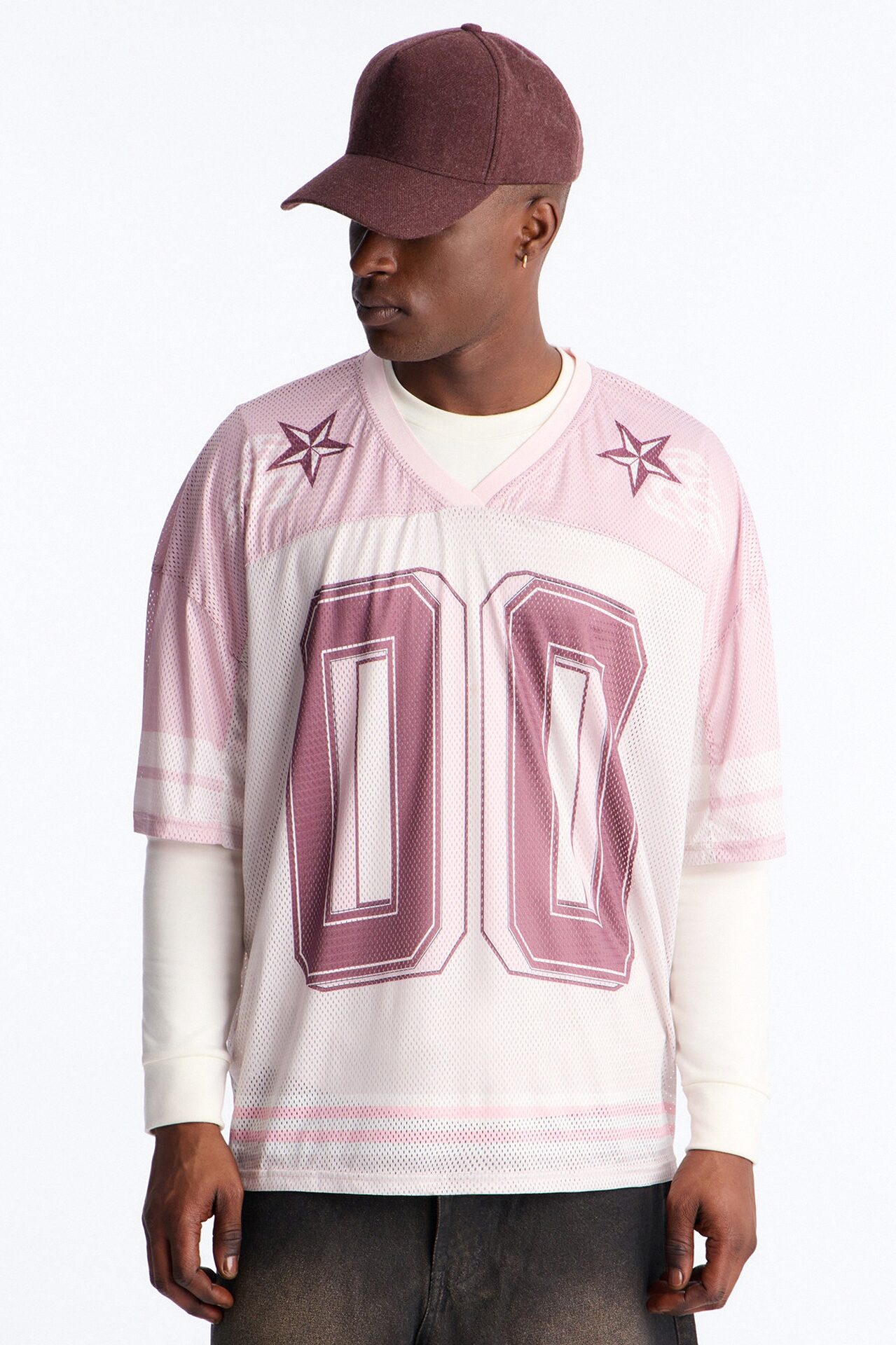 Burning Star Short Sleeve Jersey - Pink