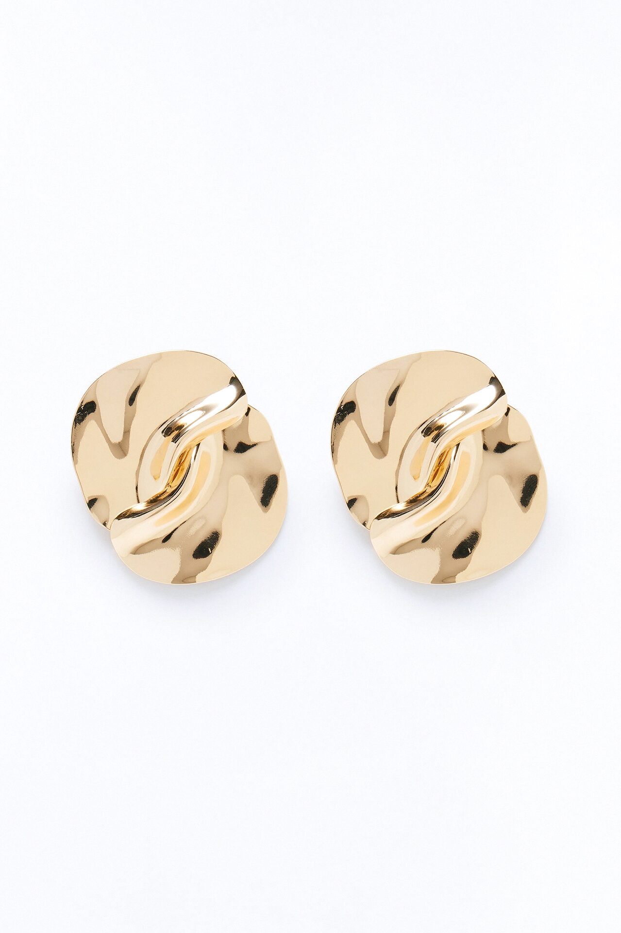 Winding Down Drop Earrings - Gold