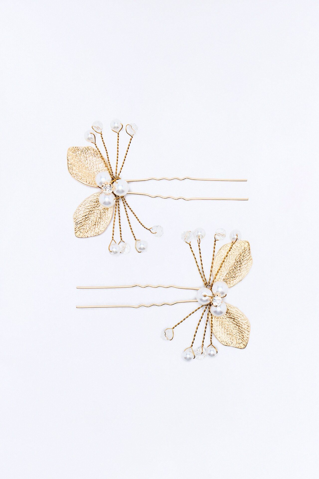 Holding Together 2 Piece Hair Set - Gold