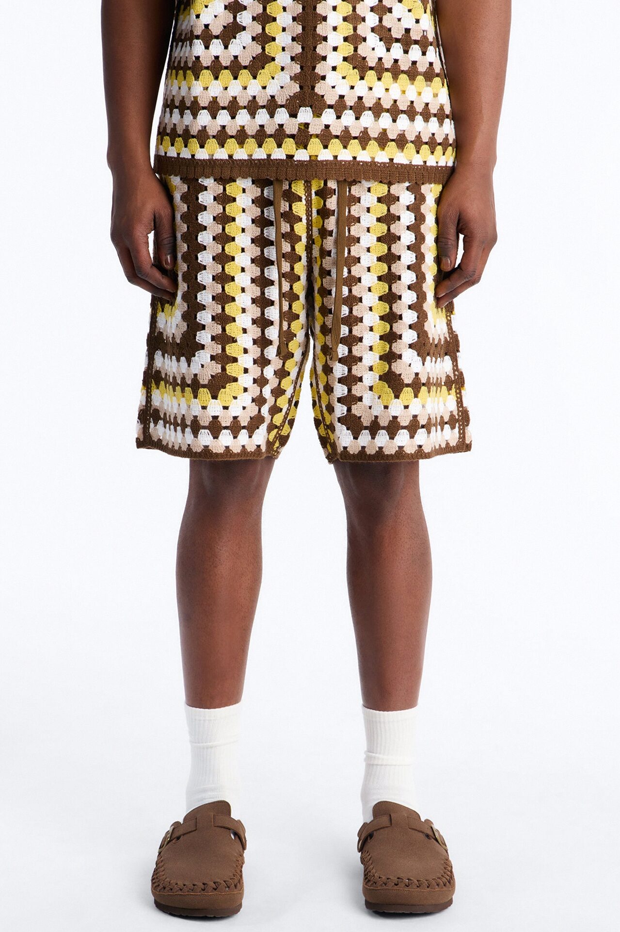 Relaxed Menorca Crochet Short - Multi Color
