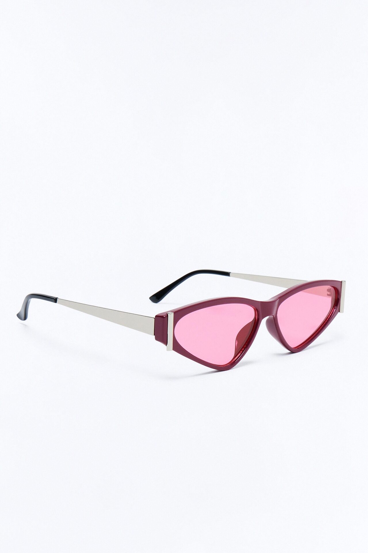 Sherly Temple Cat Eye Sunglasses - Red/combo