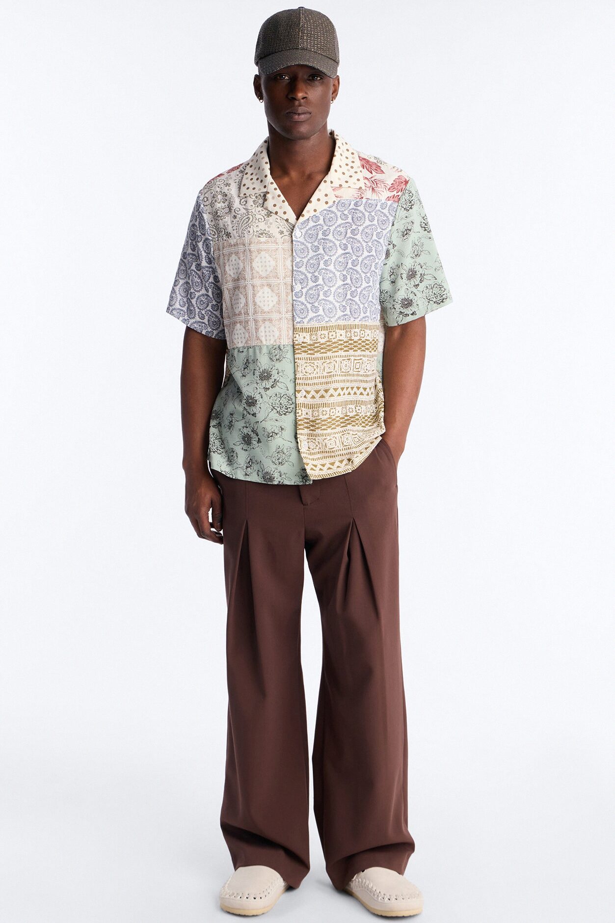 Horizon Cuban Collar Shirt - Multi Color