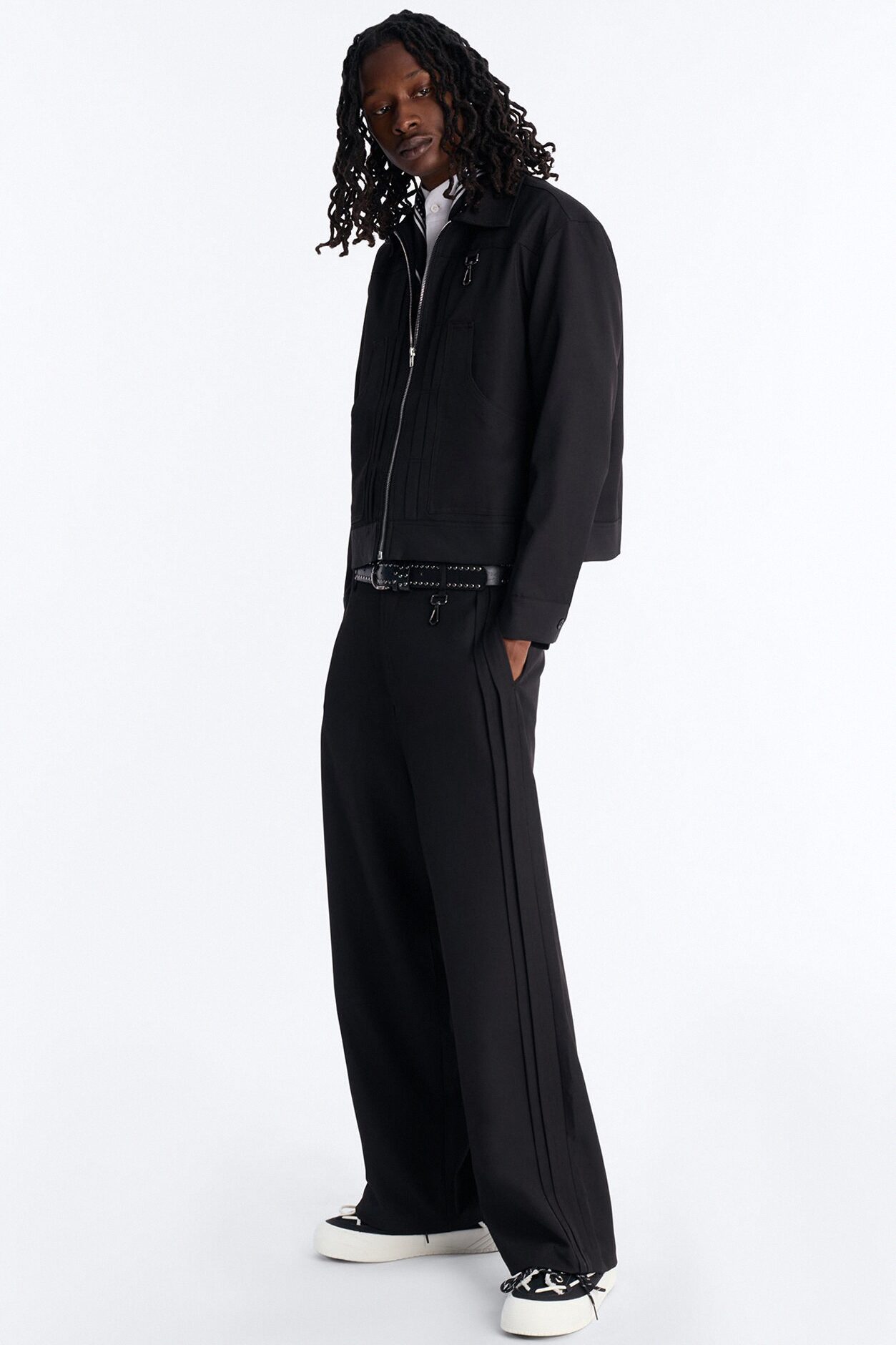 Baggy Vertical Sync Trouser - Black