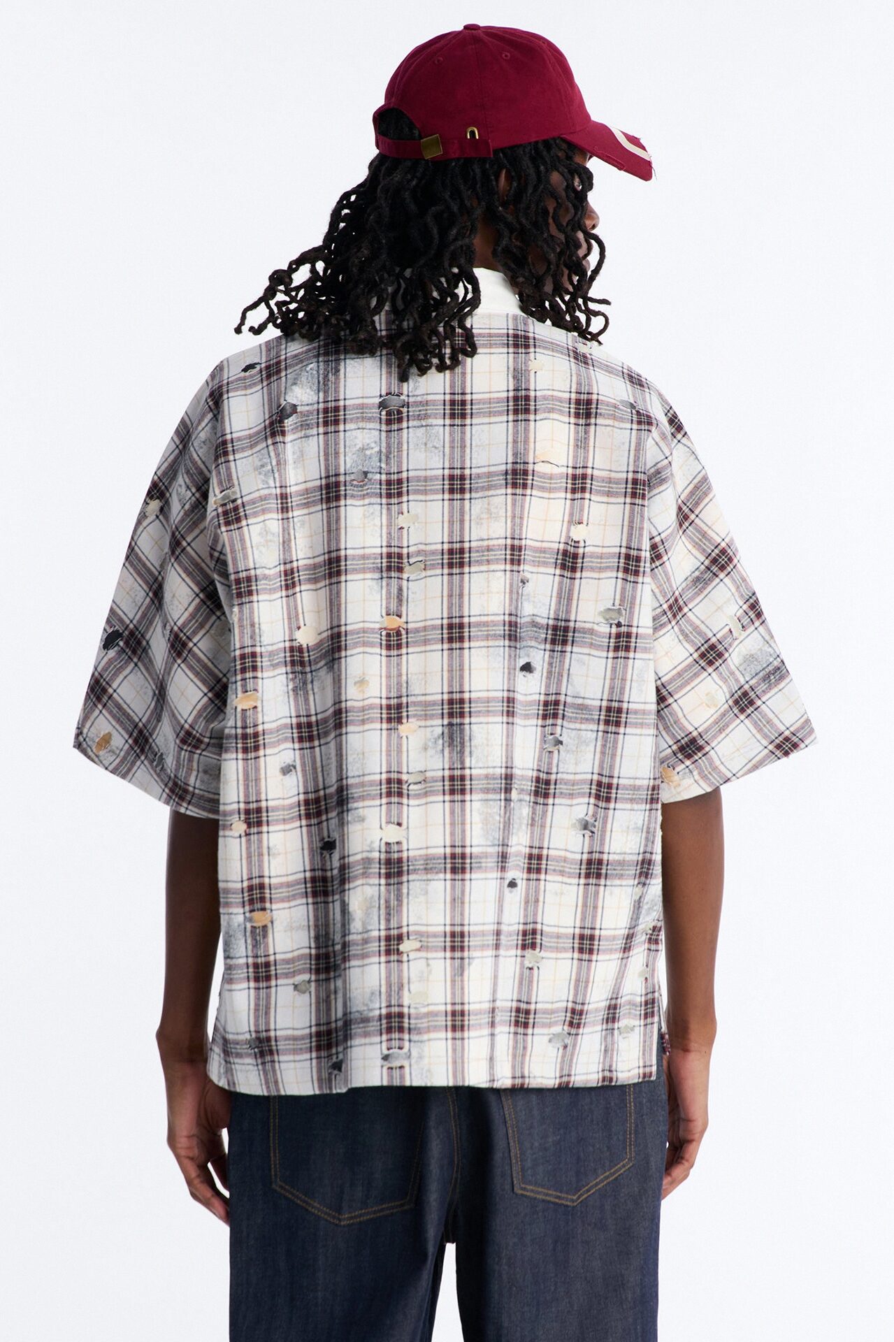 Oversized Desert Vibe Polo Shirt - Grey