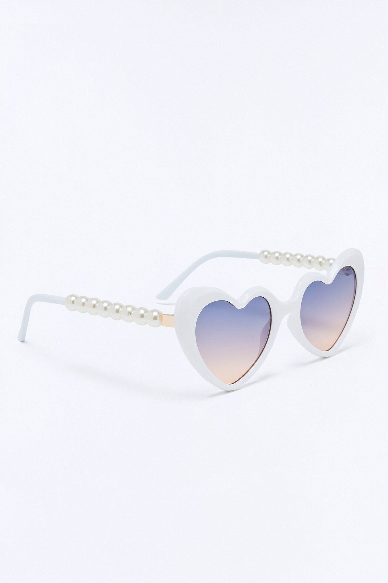 Forever Yours Heart Sunglasses - White