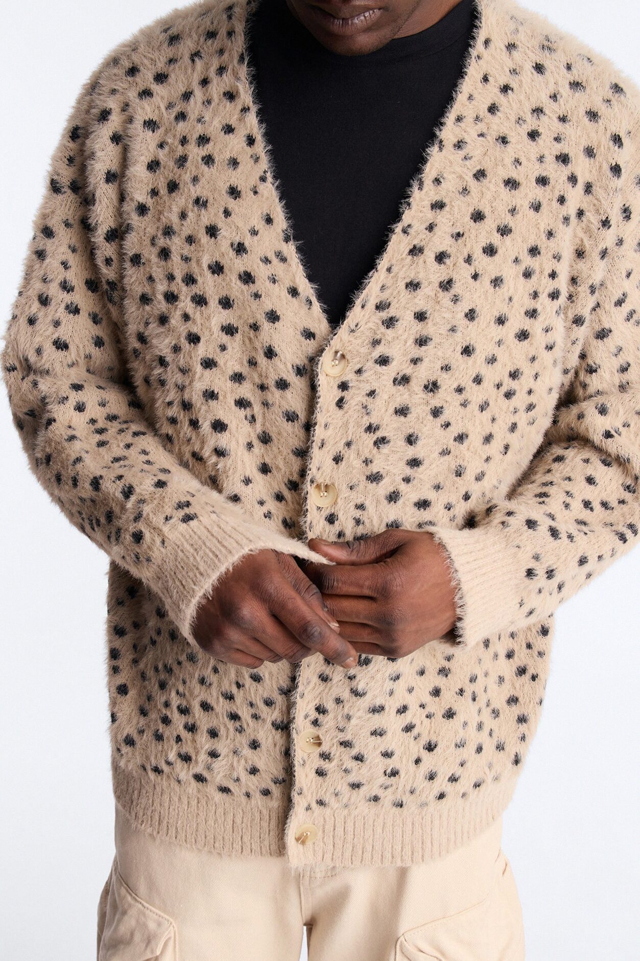Primal Instinct Cheetah Cardigan - Tan