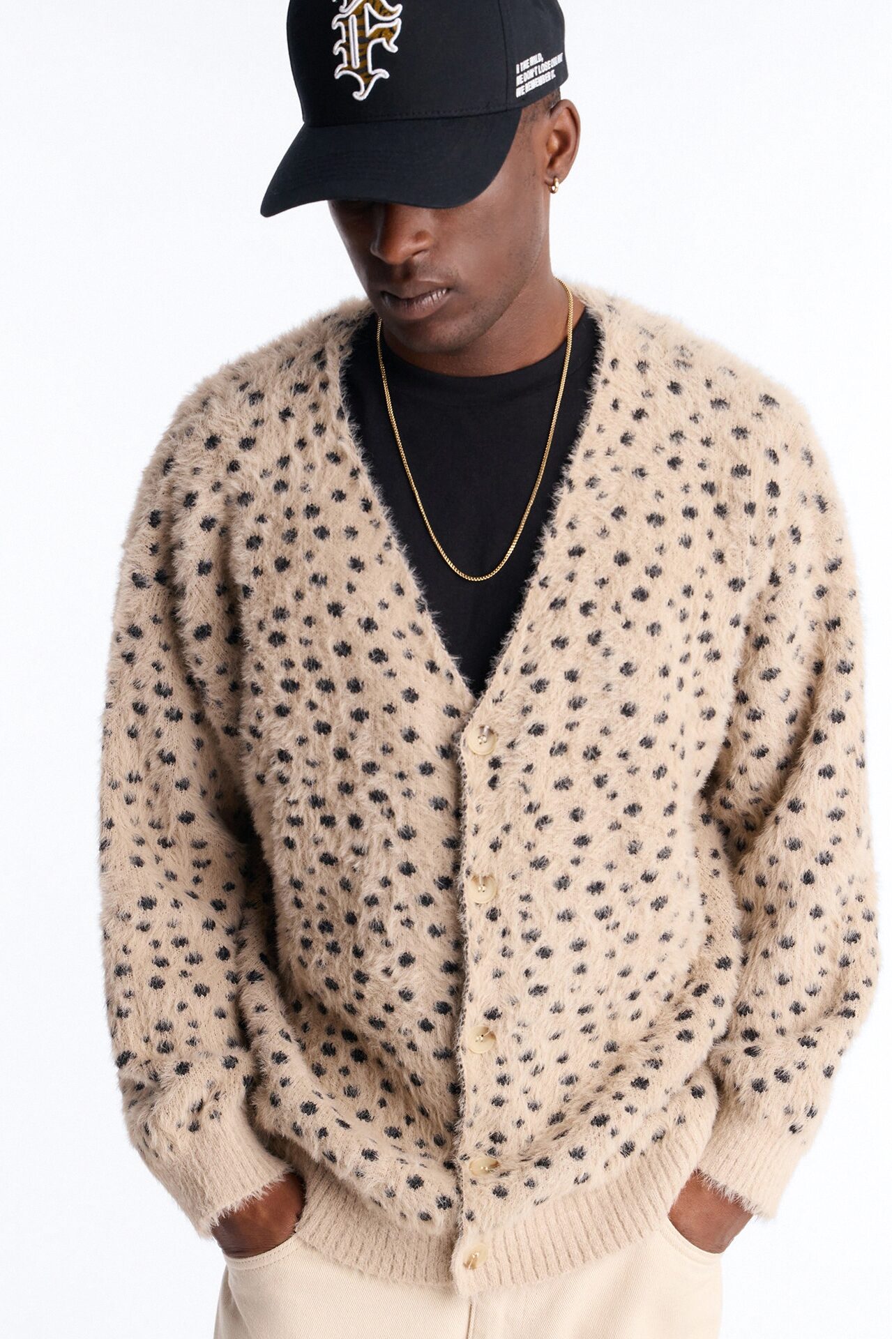 Primal Instinct Cheetah Cardigan - Tan