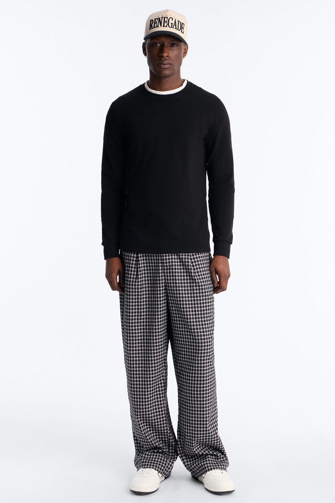 Wide Leg Pleated Downtown London Trouser - Black