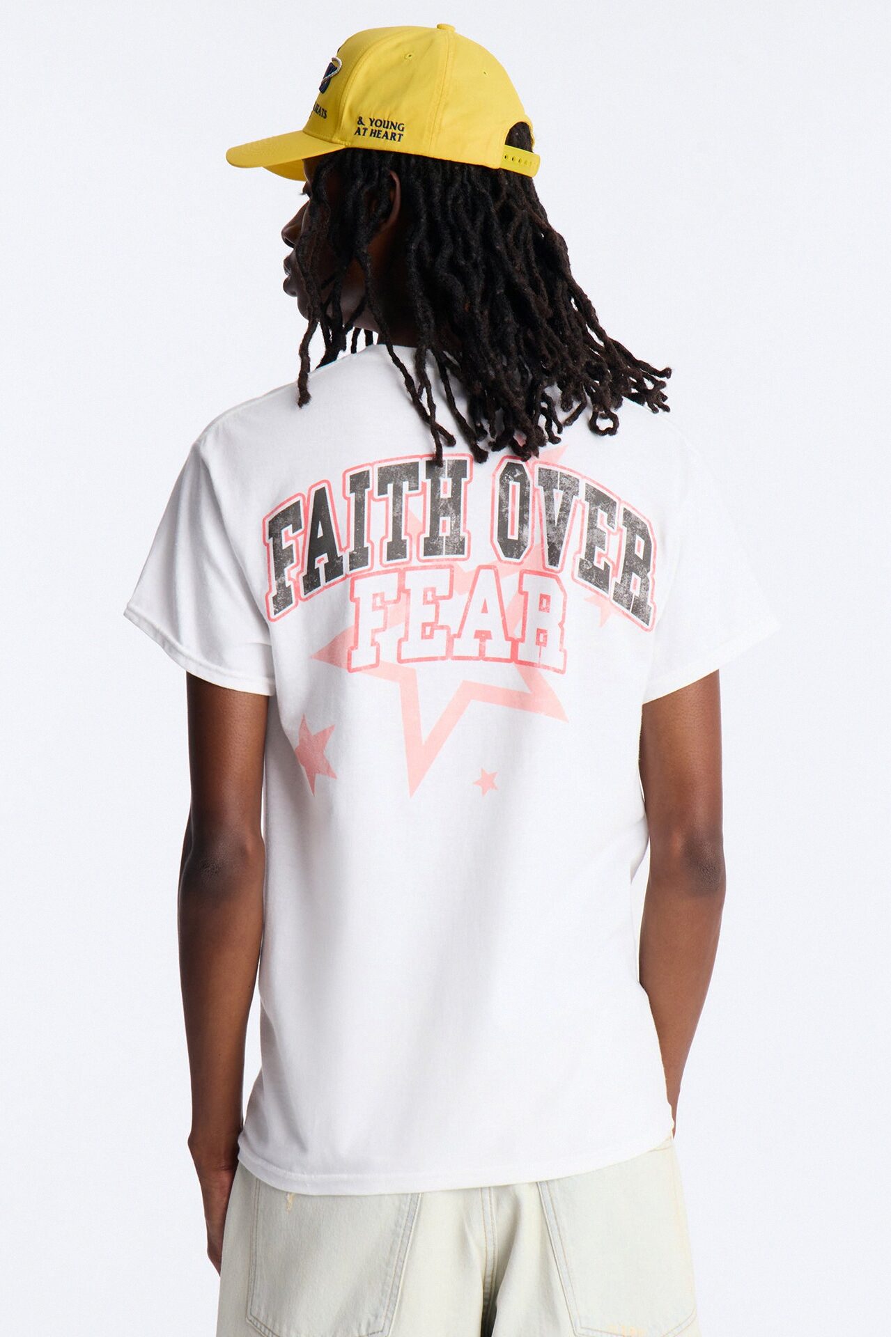 Faith Over Fear 77 Short Sleeve Tee - White