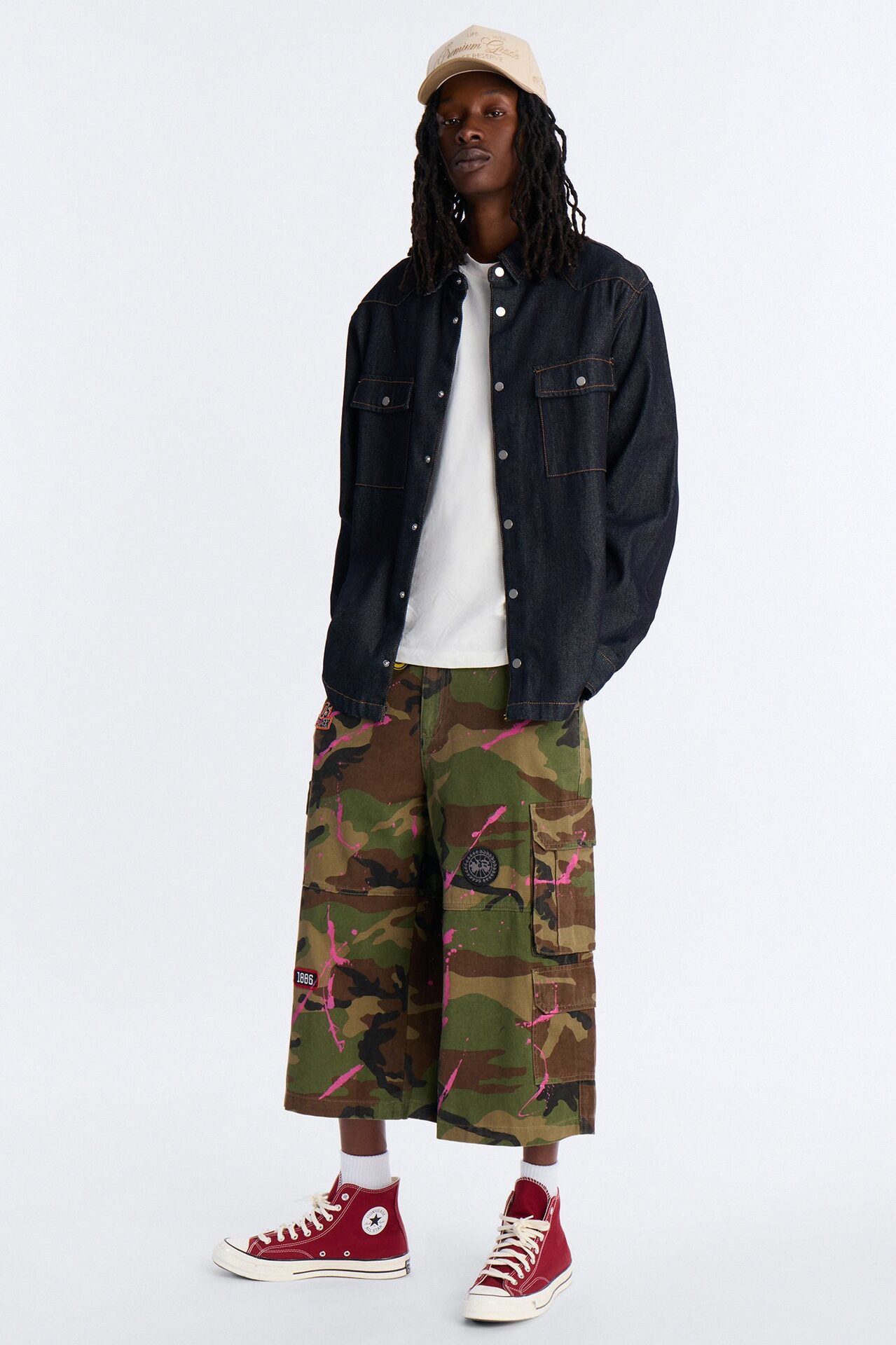 Baggy Art Collide Short - Camouflage