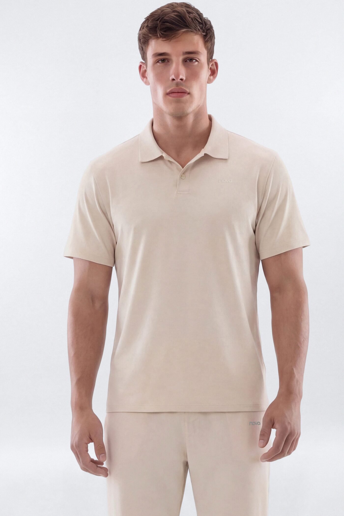 DryCore™ Active Polo Shirt - Oat Milk